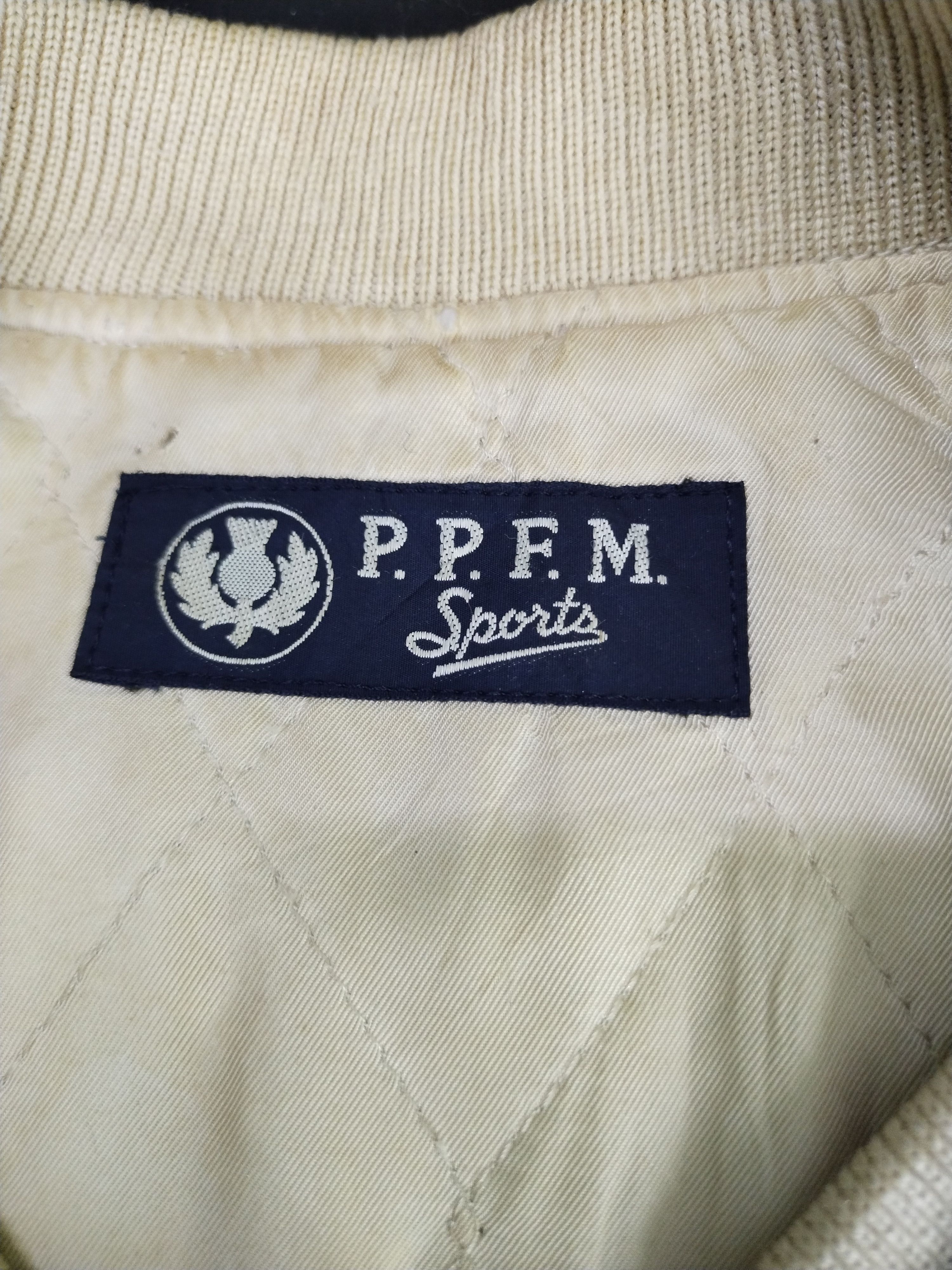 PPFM 80's Vintage PPFM Peyton Palace Sport Wool Bomber Jacket Size US L / EU 52-54 / 3 - 12 Thumbnail