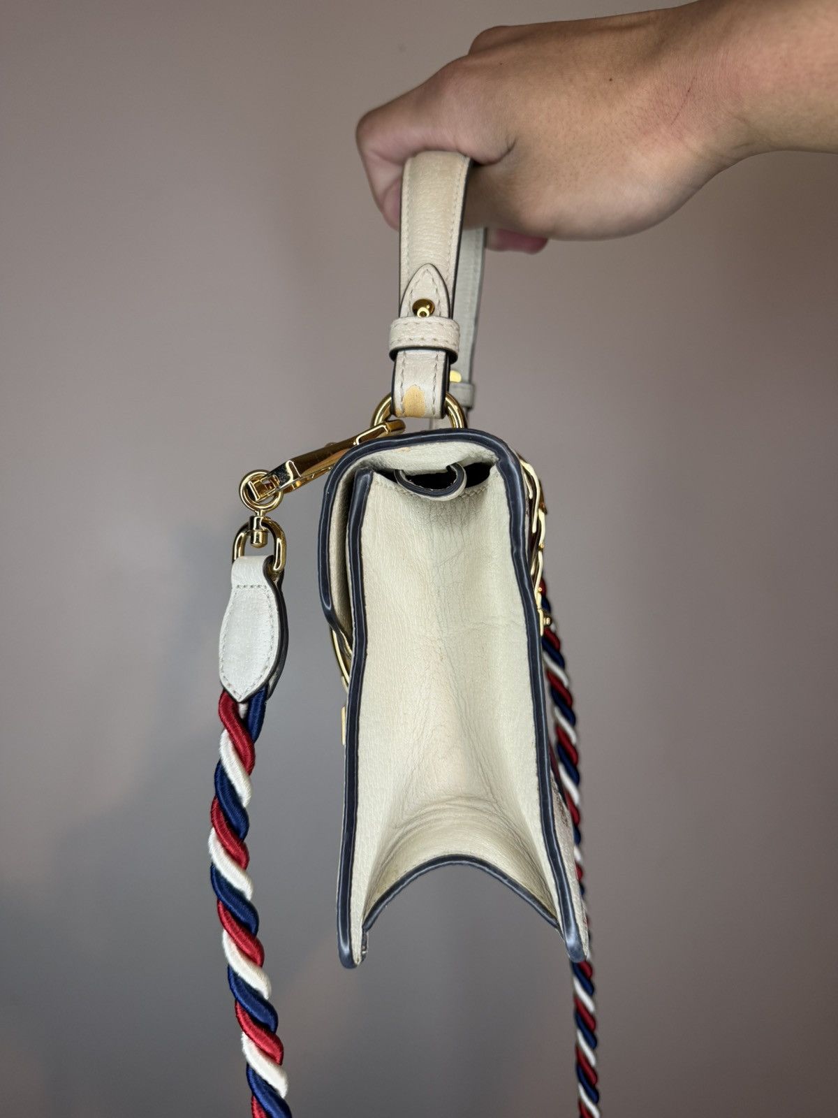 Gucci Gucci Mini Sylvie Calfskin Bee Star Bag Size ONE SIZE - 15 Thumbnail