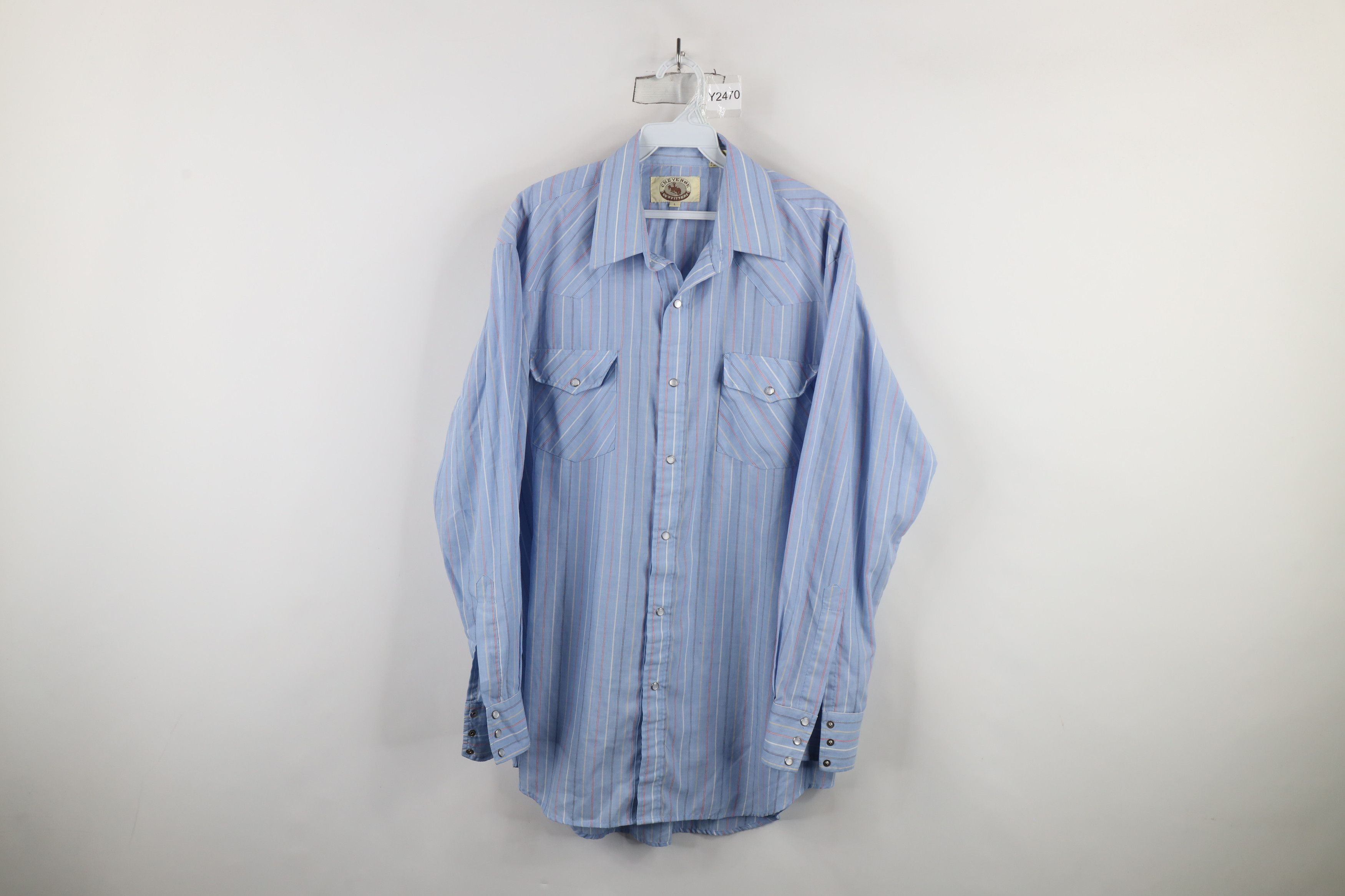 Vintage Vintage 80s 90s Rockabilly Western Cowboy Button Shirt Size US L / EU 52-54 / 3 - 1 Thumbnail