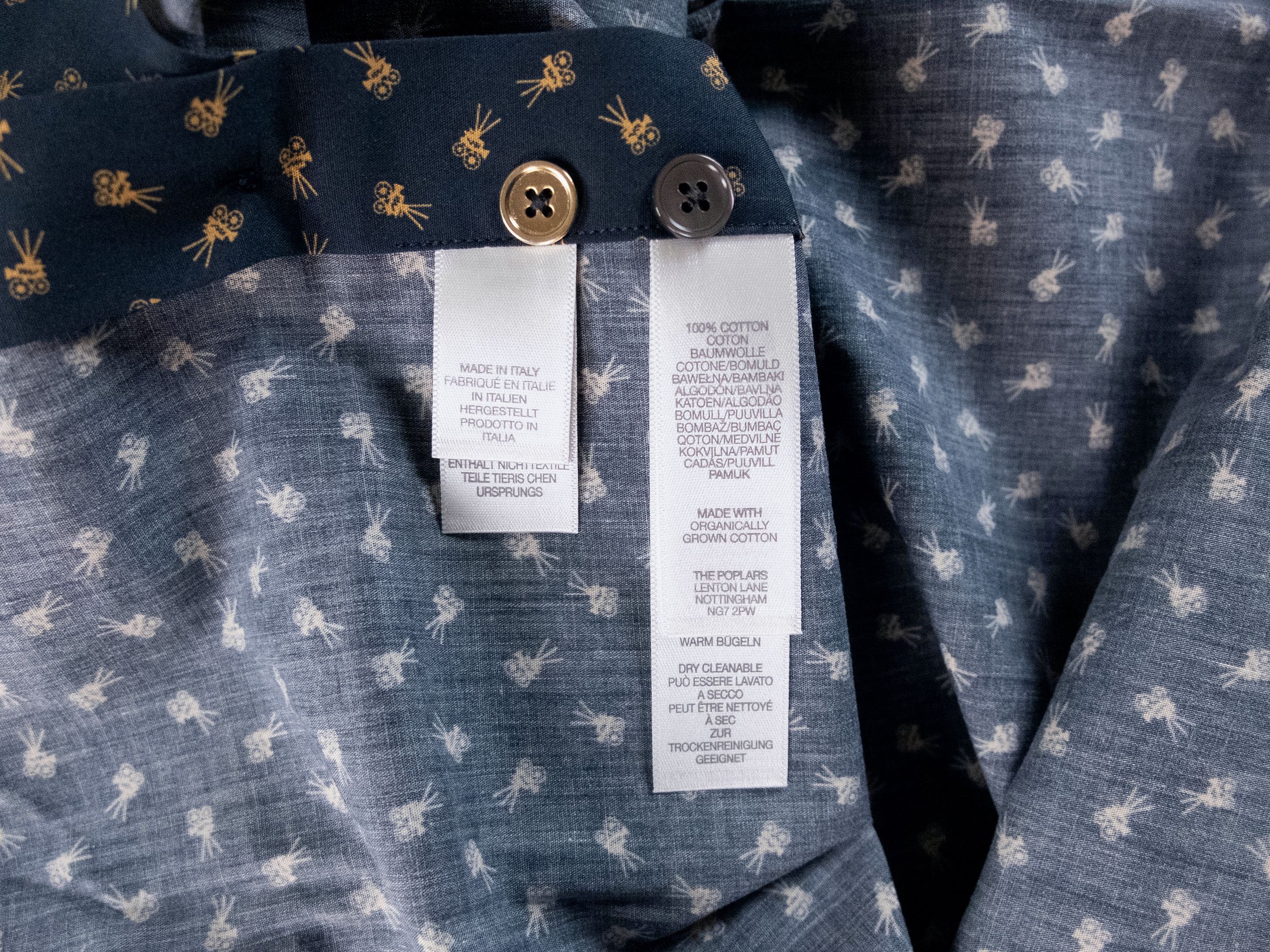 Paul Smith PAUL SMITH mainline navy blue film camera motif shirt Medium Size US M / EU 48-50 / 2 - 8 Thumbnail