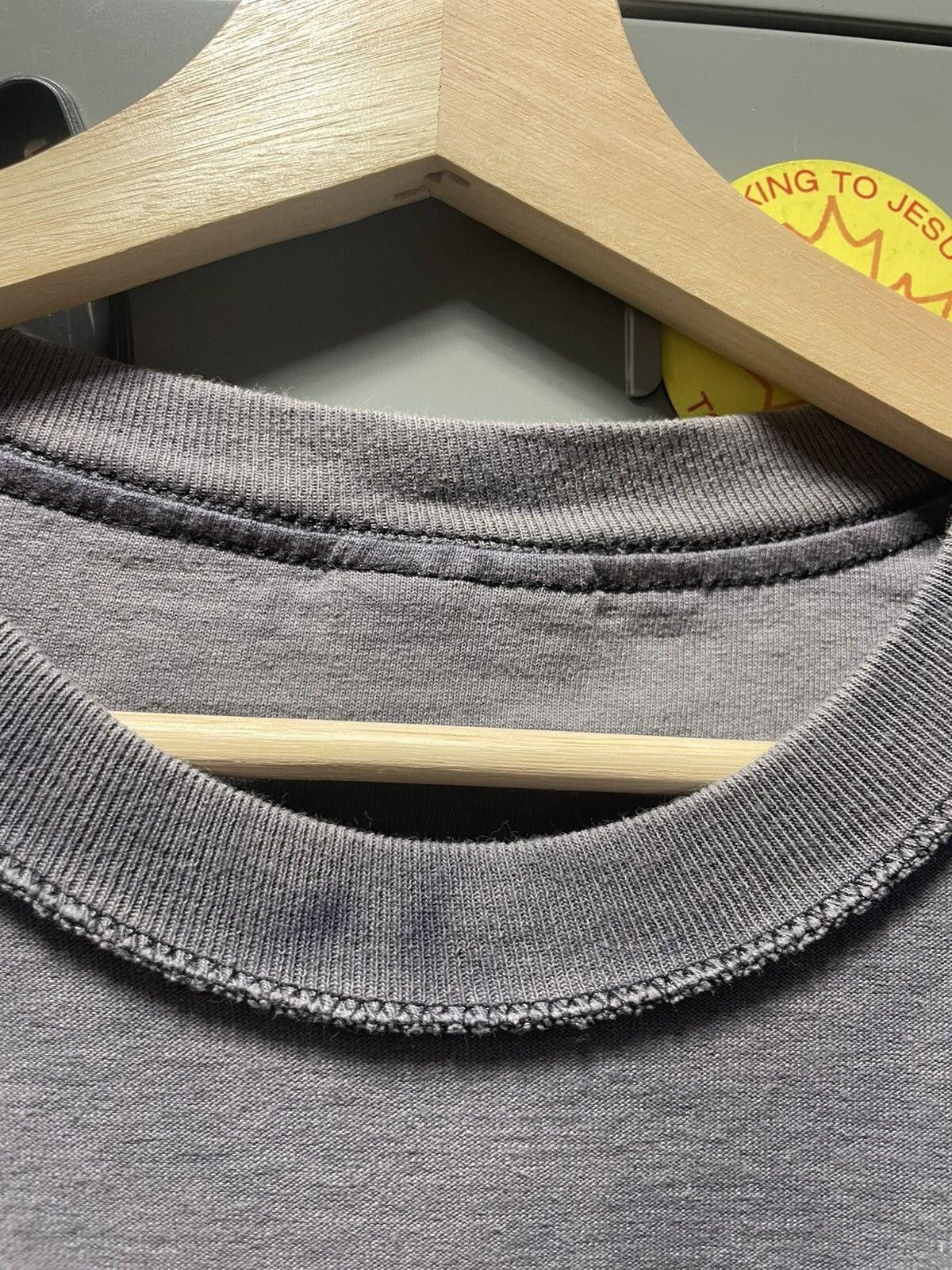 Vintage NOT TODAY JESUS double print inside out 90s AAA graphic tee Size US L / EU 52-54 / 3 - 5 Thumbnail