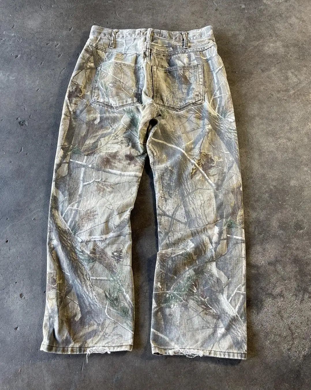 Designer × Japanese Brand Camouflage Oversize Hip Hop Jean Size US 37 - 2 Thumbnail