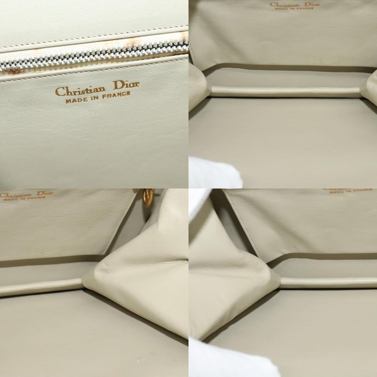 Dior DIOR Shoulder Bag Leather Beige Size ONE SIZE - 11 Thumbnail