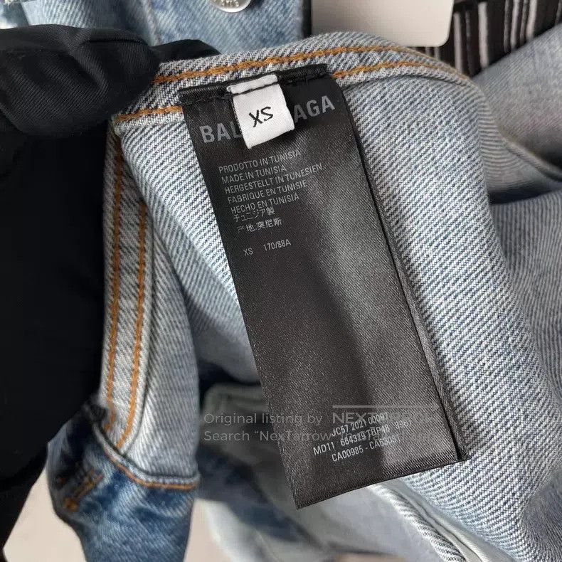 Balenciaga Balenciaga Denim jacket Size US XS / EU 42 / 0 - 4 Thumbnail