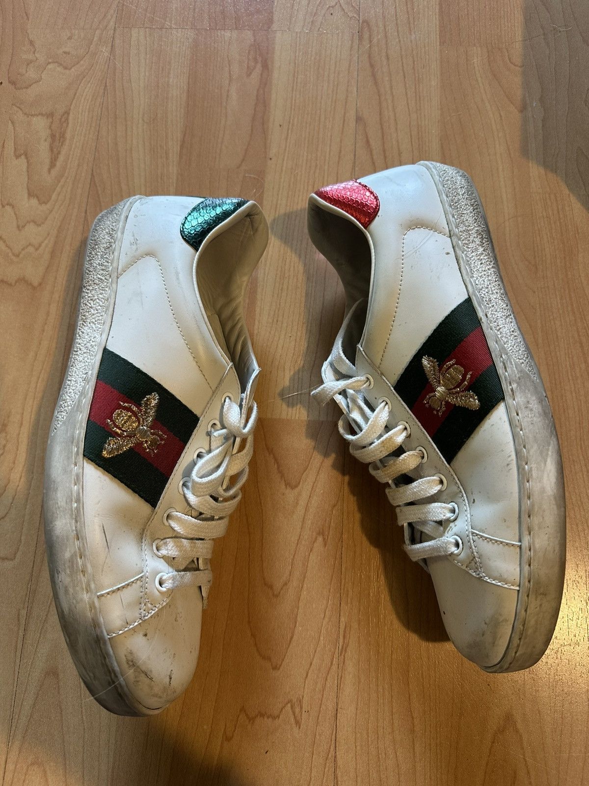 Gucci Gucci Ace Sneakers Bee size 10.5 US / 9.5 EU Size US 9.5 / EU 42-43 - 3 Thumbnail