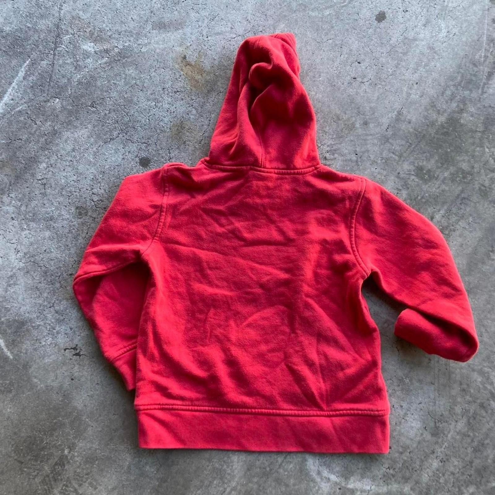 Nike Wisconsin Badgers Embroidered Red Nike Hoodie Kids Size 6 Size US XXS / EU 40 - 3 Thumbnail