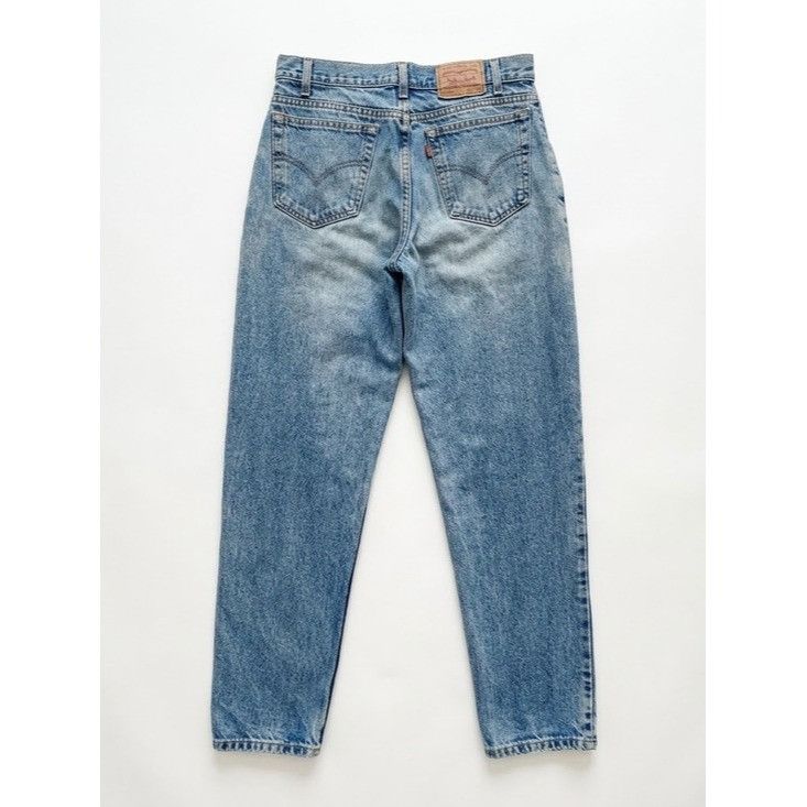 Levi's Vintage 90s Levi's 545 Loose Fit Tapered Leg Medium Blue Size US 32 / EU 48 - 2 Thumbnail