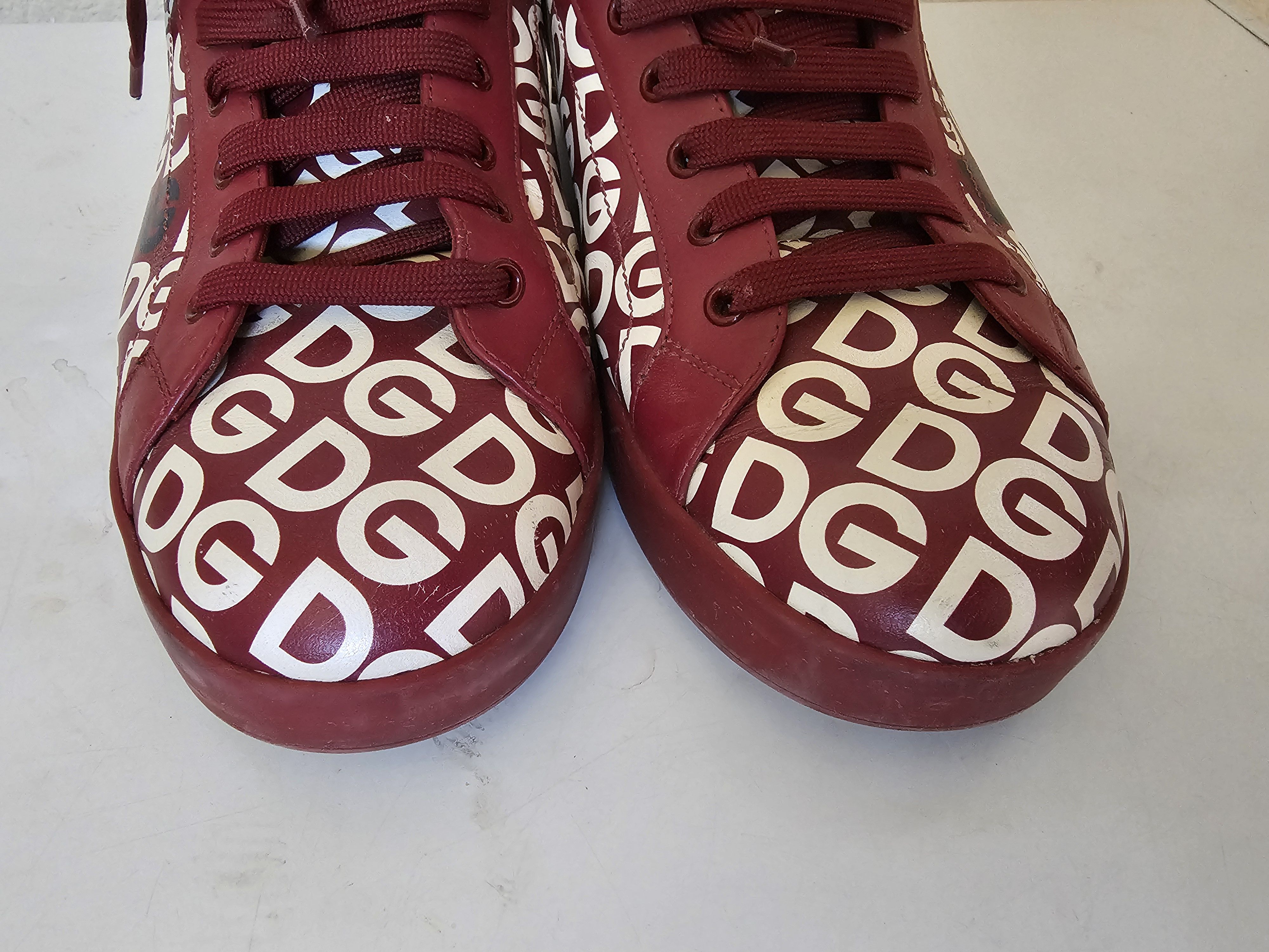 image of Dolce Gabbana D&g Sneakers in Red, Men's (Size 11)