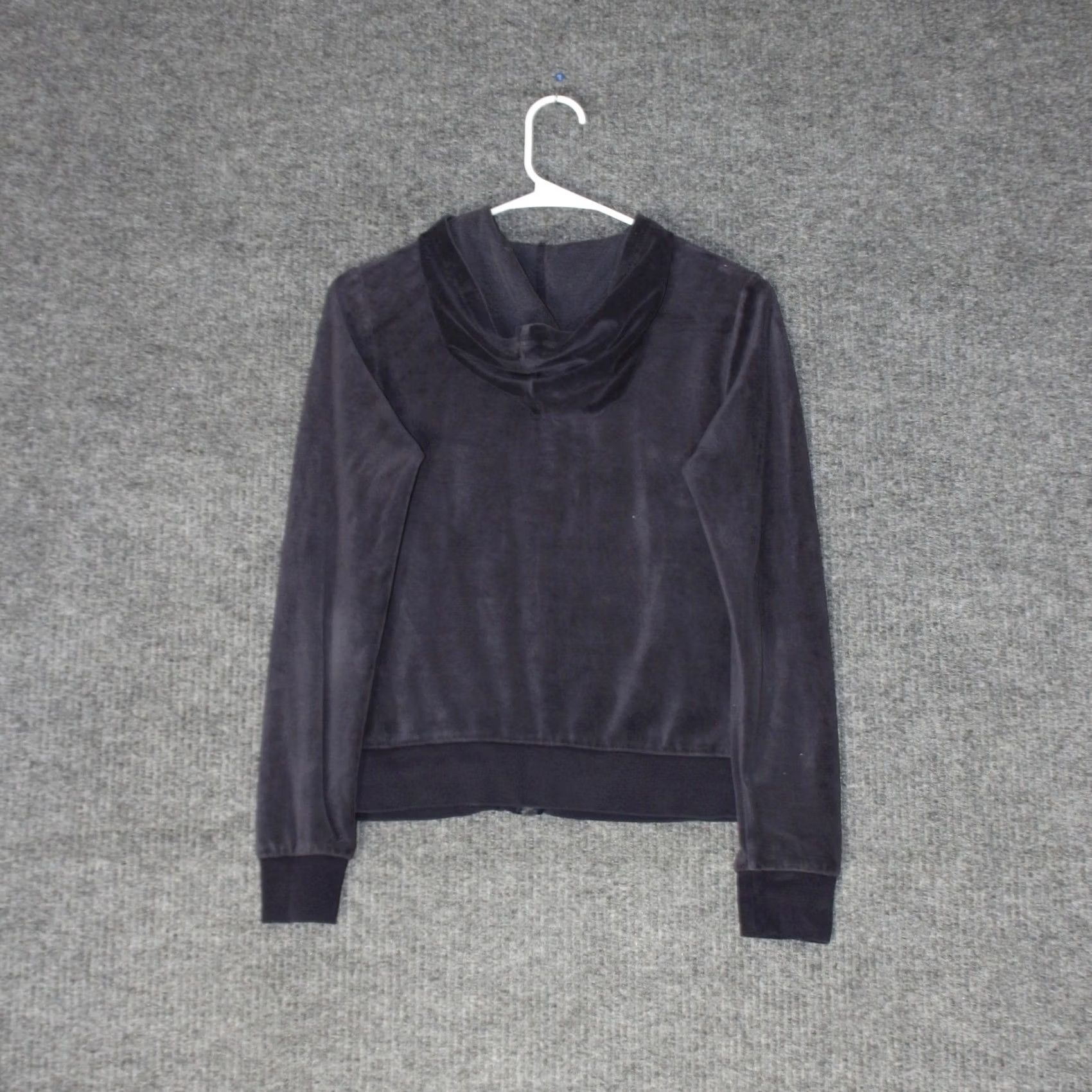 Juicy Couture Juicy Couture Hoodie Velour Women S Navy Blue Full Zip J Pull Y2K McBling Size S / US 4 / IT 40 - 6 Thumbnail