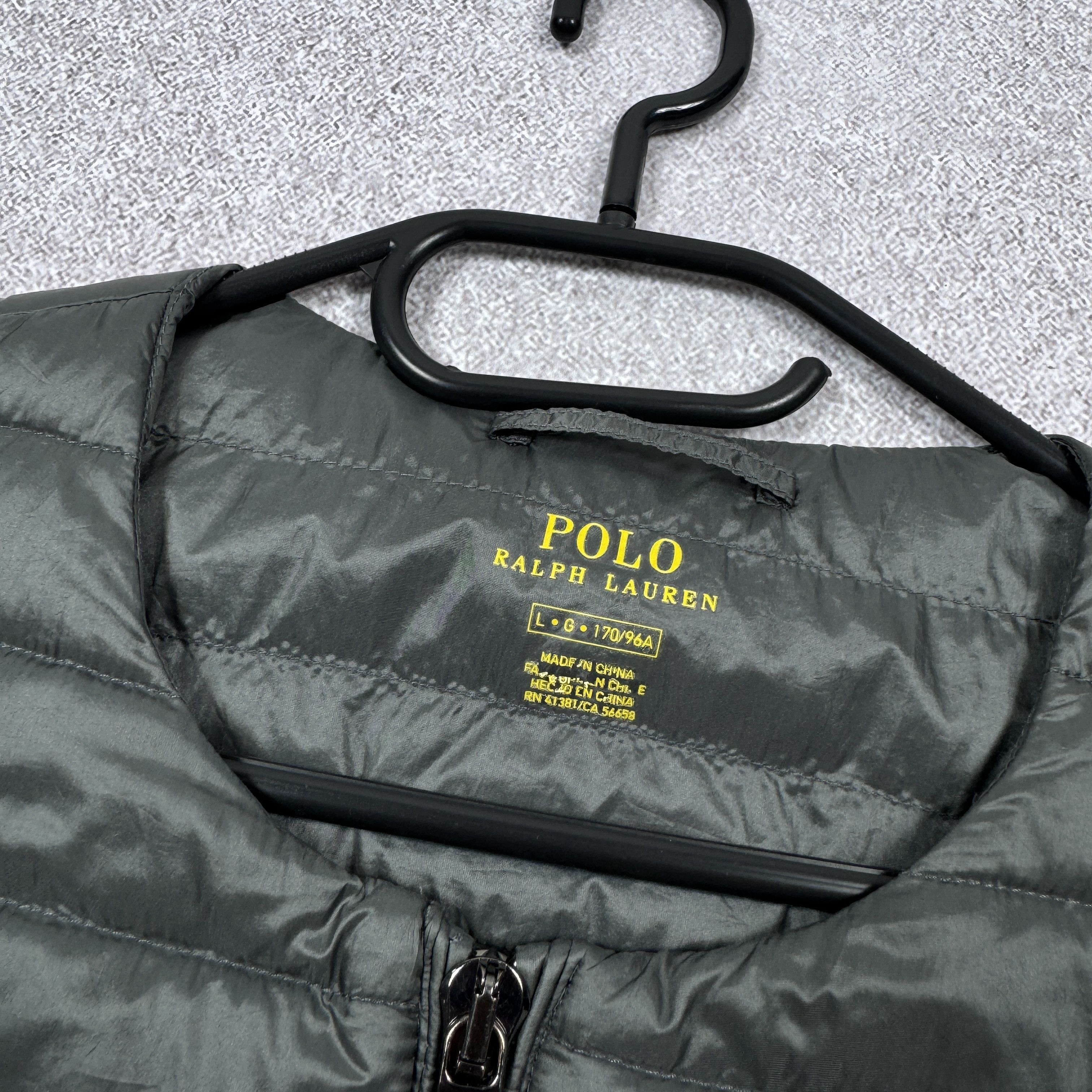 Polo Ralph Lauren Women`s Polo Ralph Lauren Gray Nylon Puffer Vest Size L Size L / US 10 / IT 46 - 9 Thumbnail