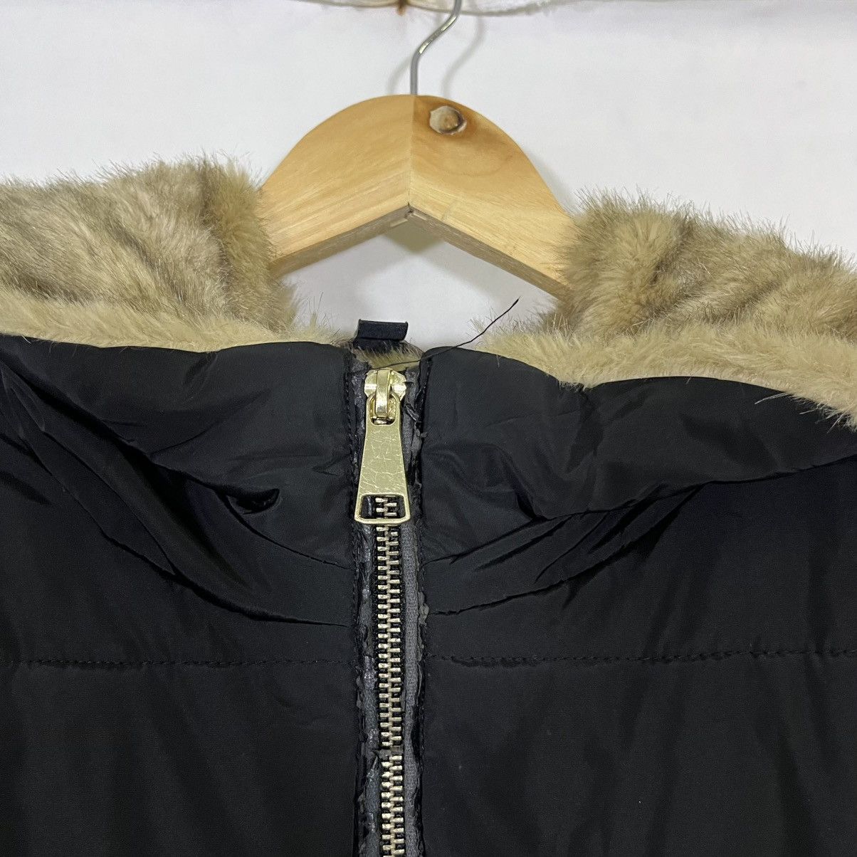 If Six Was Nine TRF OUTERWEAR LGB FUR HOODED JACKET Size S / US 4 / IT 40 - 4 Thumbnail