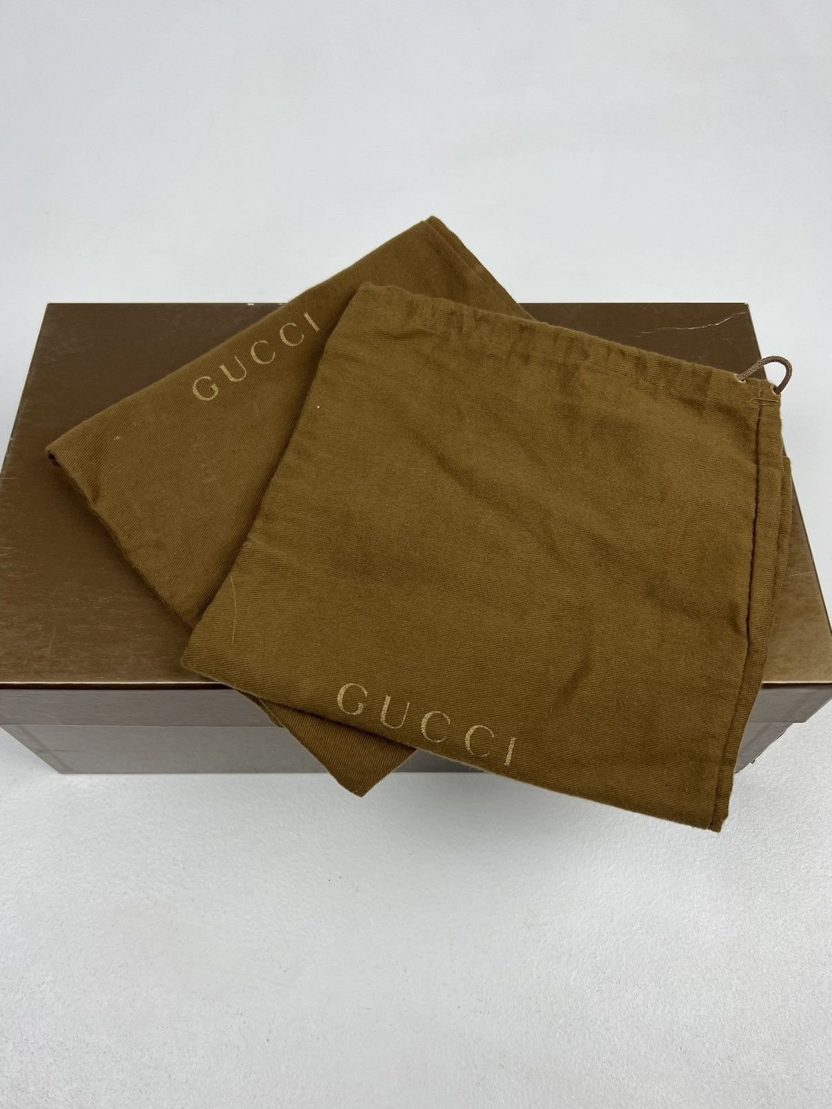 Gucci GUCCI Loafers Leather GG Monogram Canvas Embossed Logo Black Size US 7.5 / EU 40-41 - 24 Thumbnail