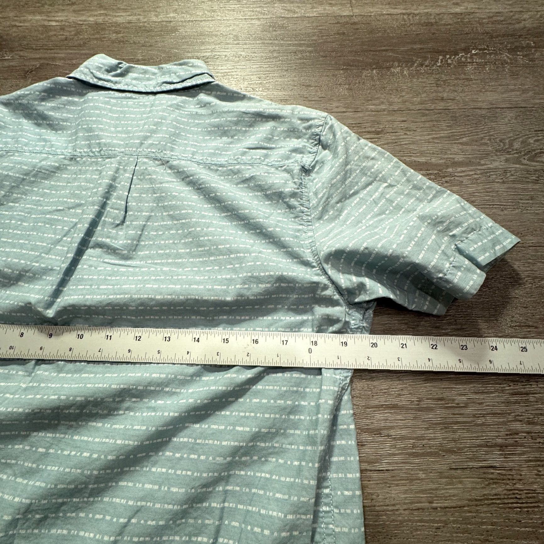 Katin Katin Shirt Mens M Blue Cotton Short Sleeve Button-Up Surf Pocket Casual Size US M / EU 48-50 / 2 - 7 Thumbnail