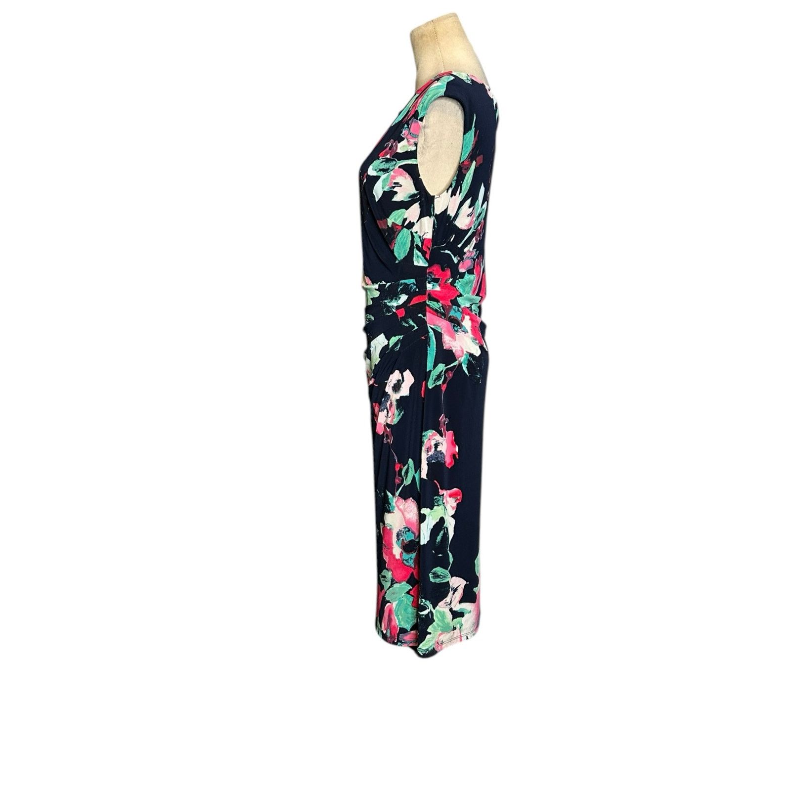 Ralph Lauren Ralph Lauren blue floral cap sleeves sheath dress size 6 Size M / US 6-8 / IT 42-44 - 5 Thumbnail