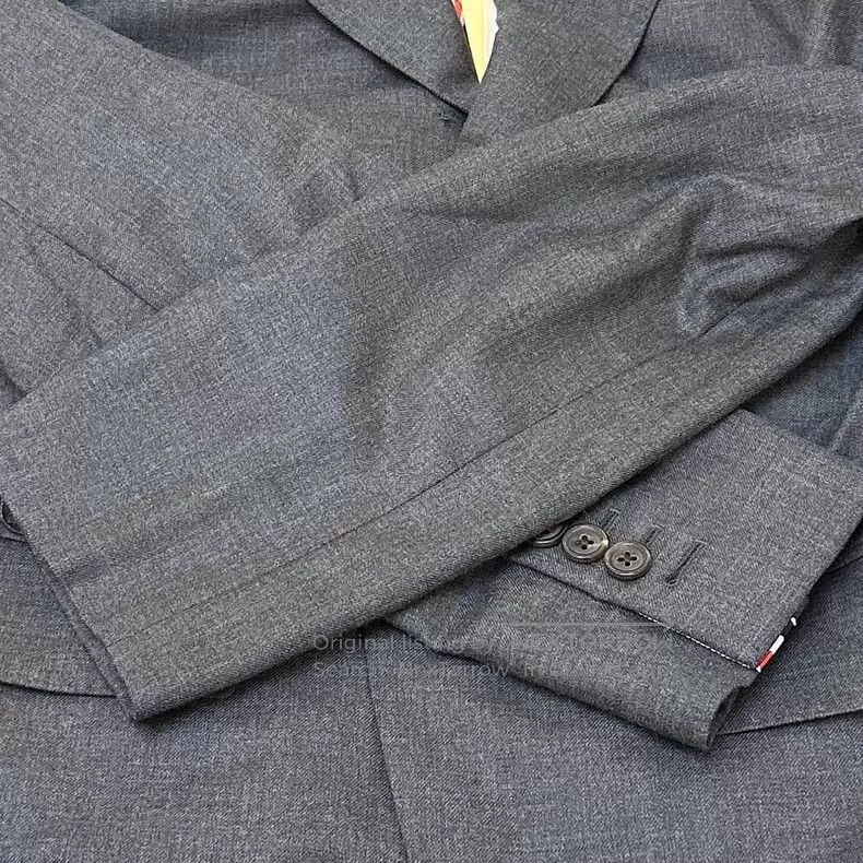 Thom Browne Thom Browne Classic Suit Jacket in Dark Grey Size M / US 6-8 / IT 42-44 - 8 Thumbnail