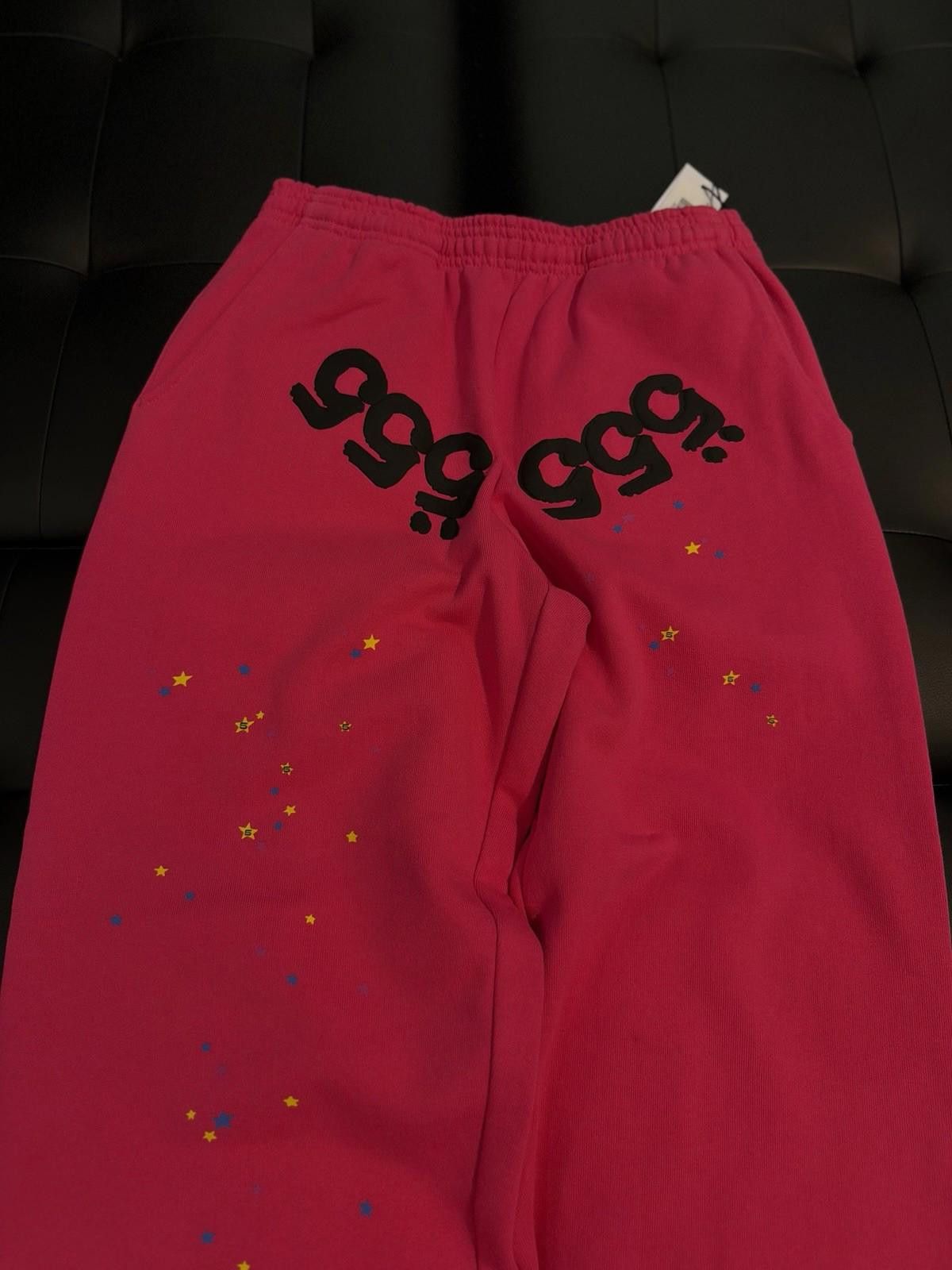 Sp5der Size S - Sp5der Worldwide Pink Sweatpants Spider Size US 30 / EU 46 - 6 Thumbnail