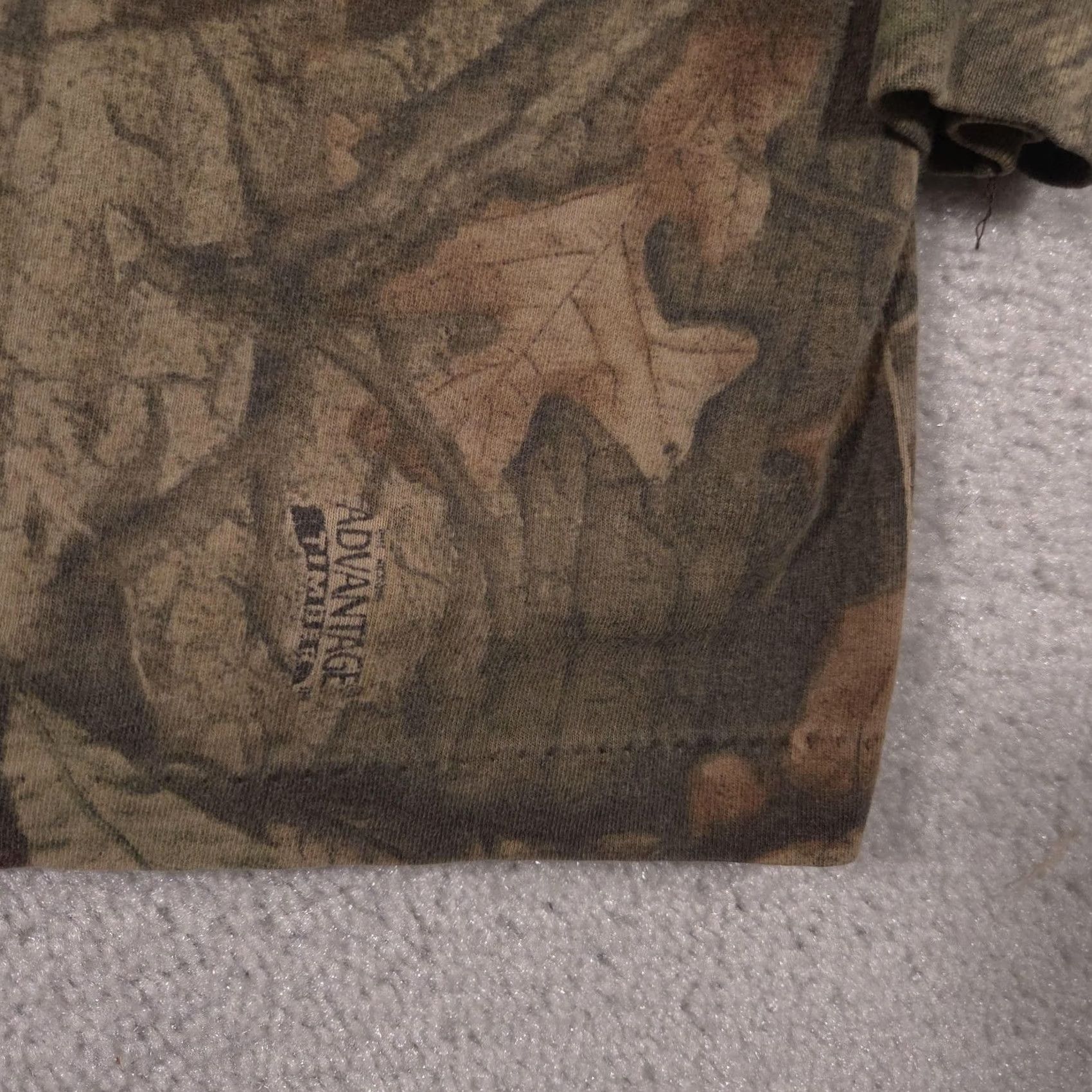 Vintage Duxbak Shirt Mens XL Long Sleeve Mock Neck Tee Hunting Advantage Timber Camo Size US XL / EU 56 / 4 - 6 Thumbnail