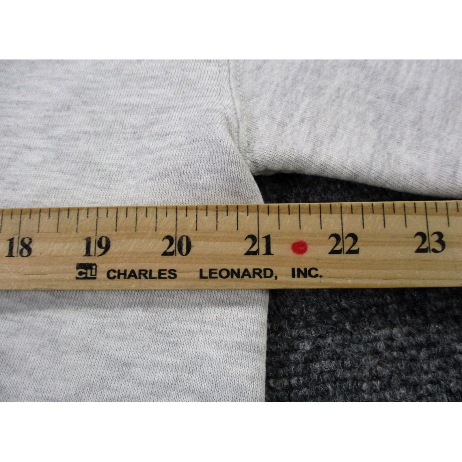 Jerzees VINTAGE Jerzees Sweatshirt Mens L Rainbow USA Made 90s Crew Neck Pullover Gray Cotton Polyester Knit Logo Lightweight Thermal Size US L / EU 52-54 / 3 - 5 Thumbnail