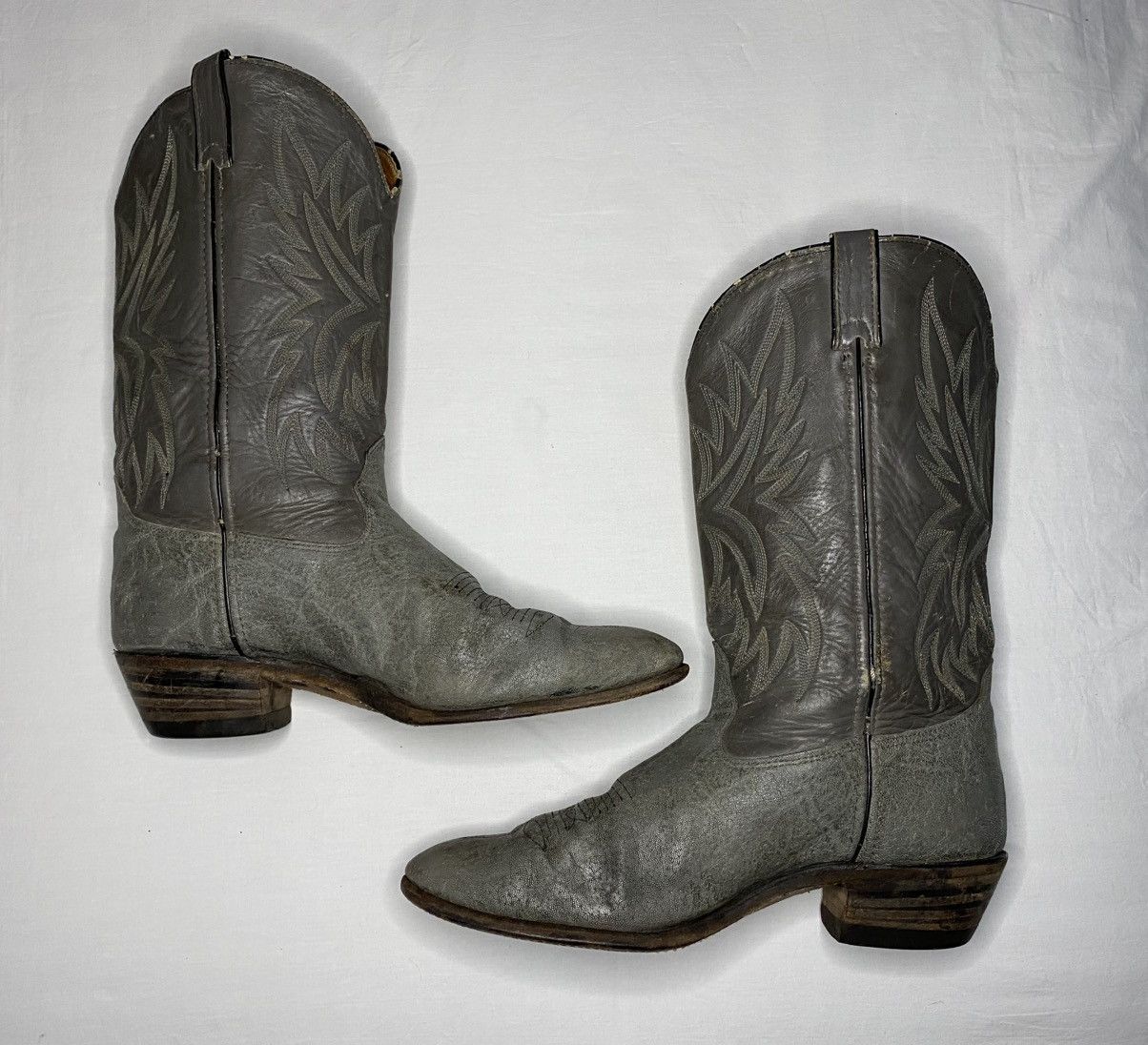 Other Double H Vintage Cowboy Boots Gray Size 12 Mens Size US 12 / EU 45 - 2 Thumbnail
