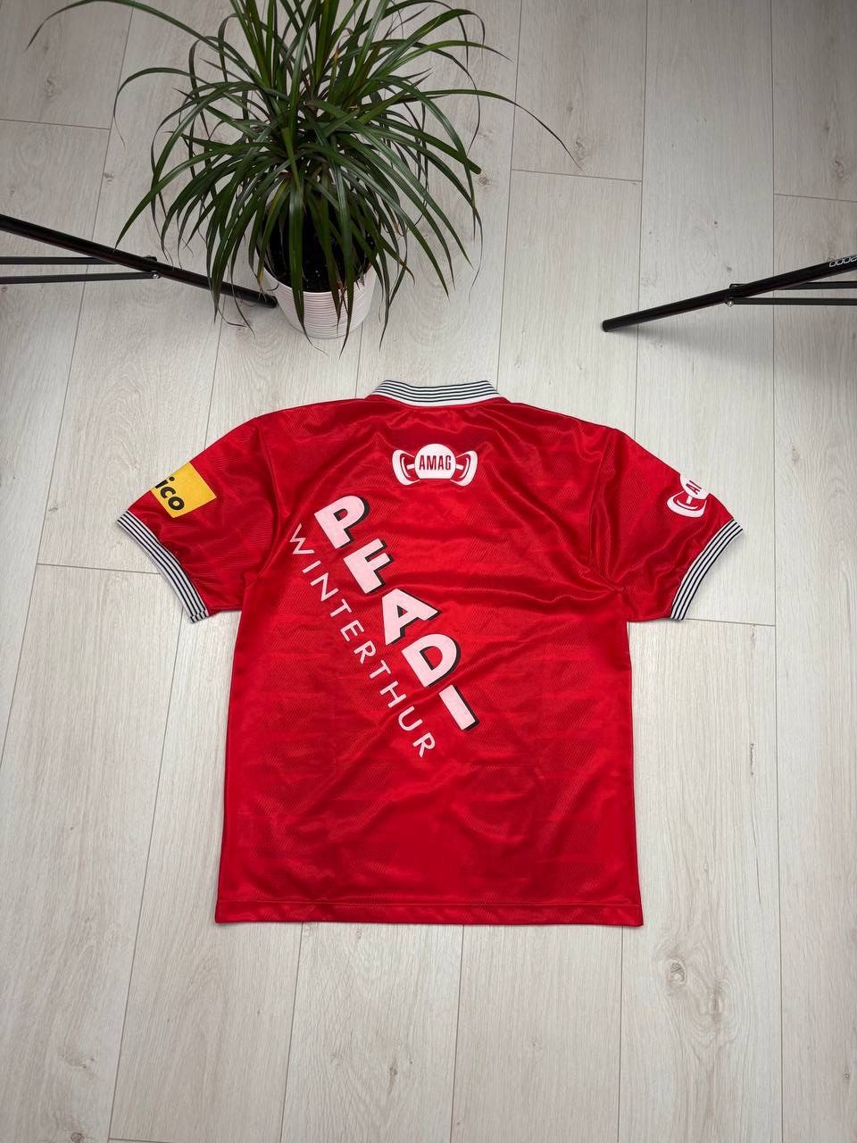 Nike Vintage 90's Nike Pfadi Winterthur Handball Shirt Jersey Size US S / EU 44-46 / 1 - 7 Thumbnail