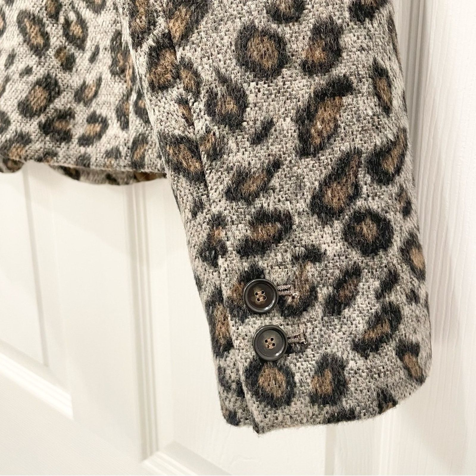 Loft Ann Taylor LOFT Leopard Print Blazer XS Size XS / US 0-2 / IT 36-38 - 10 Thumbnail