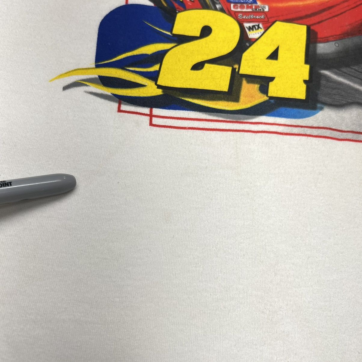 Chase Authentics NASCAR Tee Shirt Jeff Gordon 24 Racing Chase Flames Y2K Size US XL / EU 56 / 4 - 9 Thumbnail