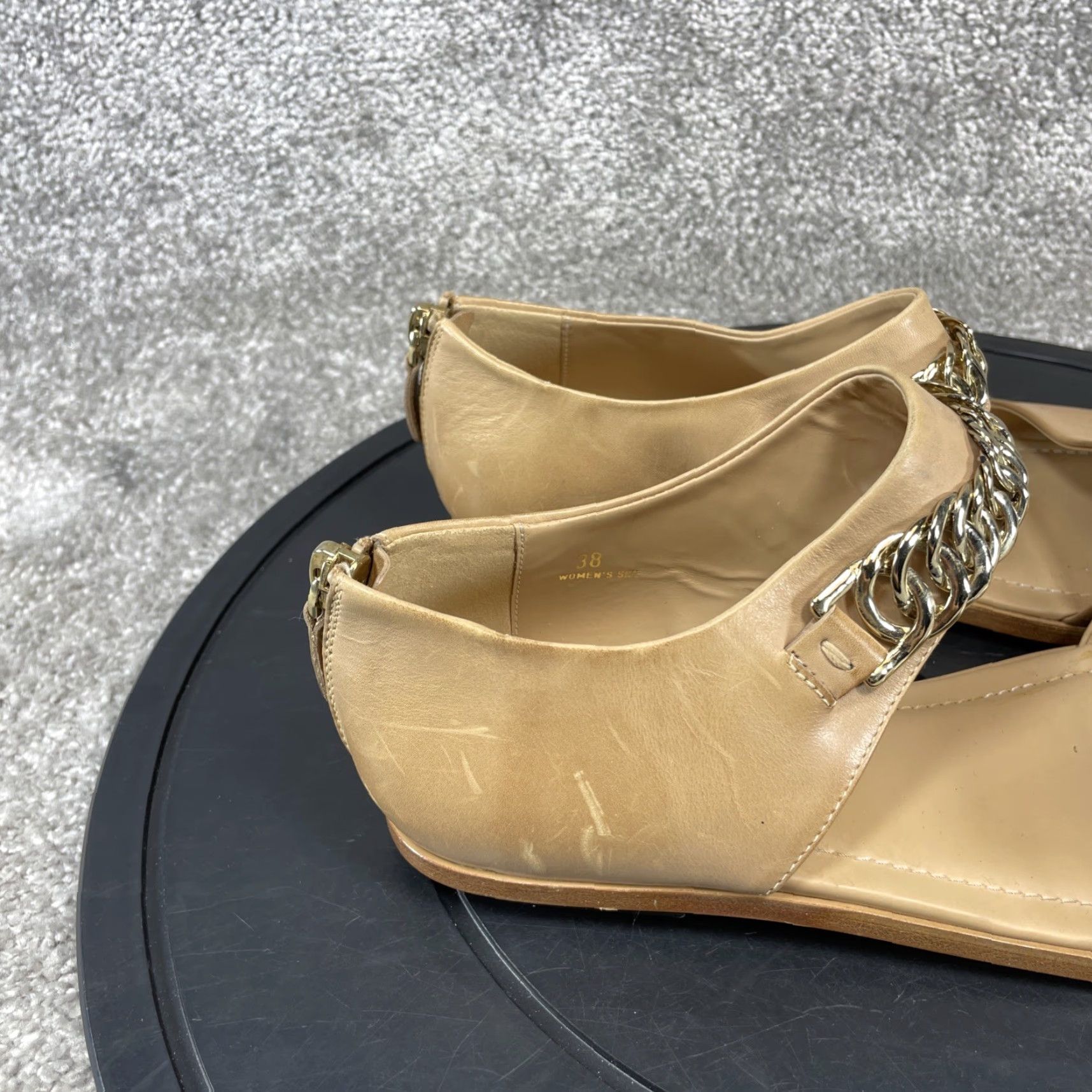 Vintage Vintage Tod's Women’s Leather Sandals Flat Size 38 EU 7.5 US Brown Casual Outdoor Size US 6 / IT 36 - 3 Thumbnail