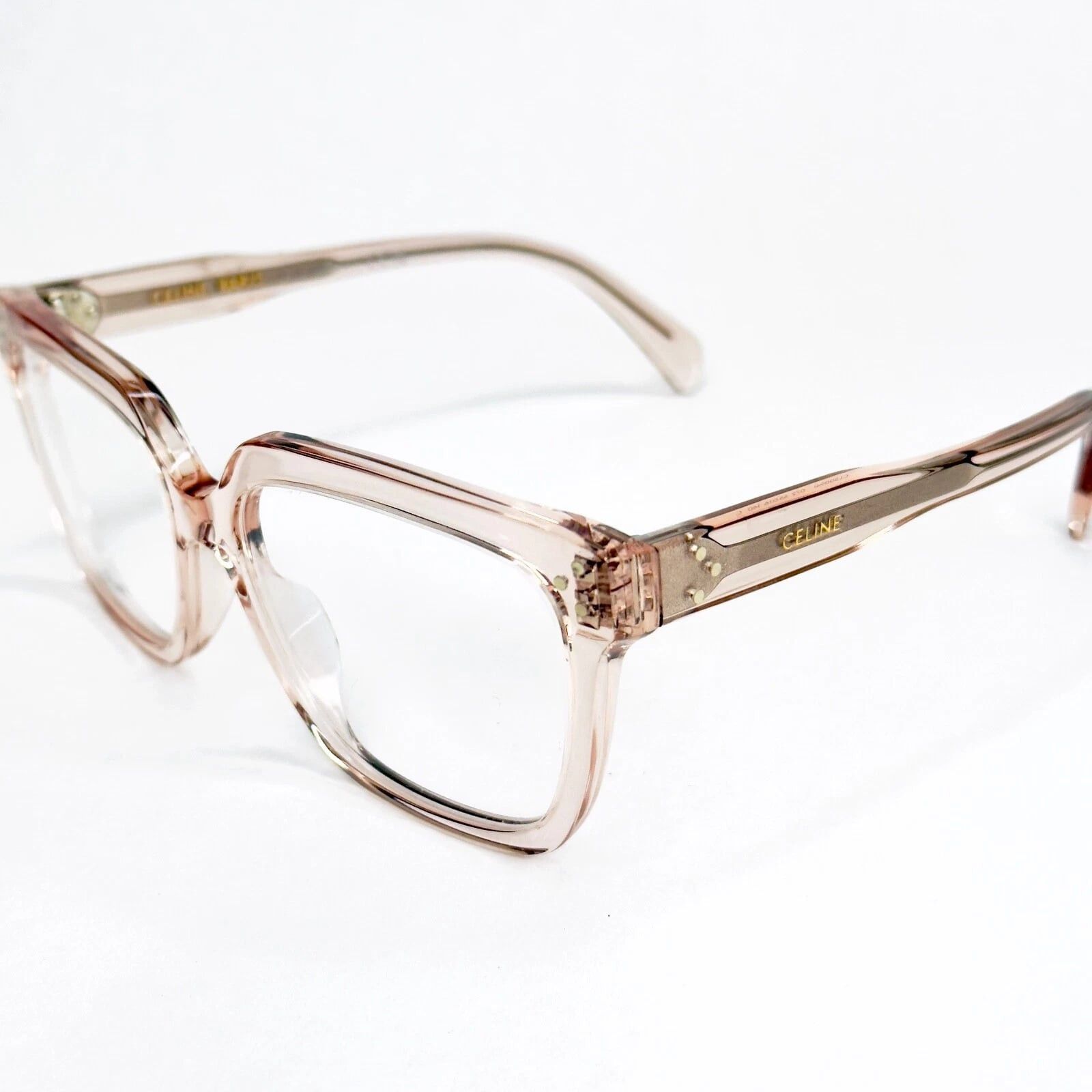 Celine CELINE 50094 BOLD 3 Dots Optical Fashion Eyeglasses CL50094I Size ONE SIZE - 5 Thumbnail
