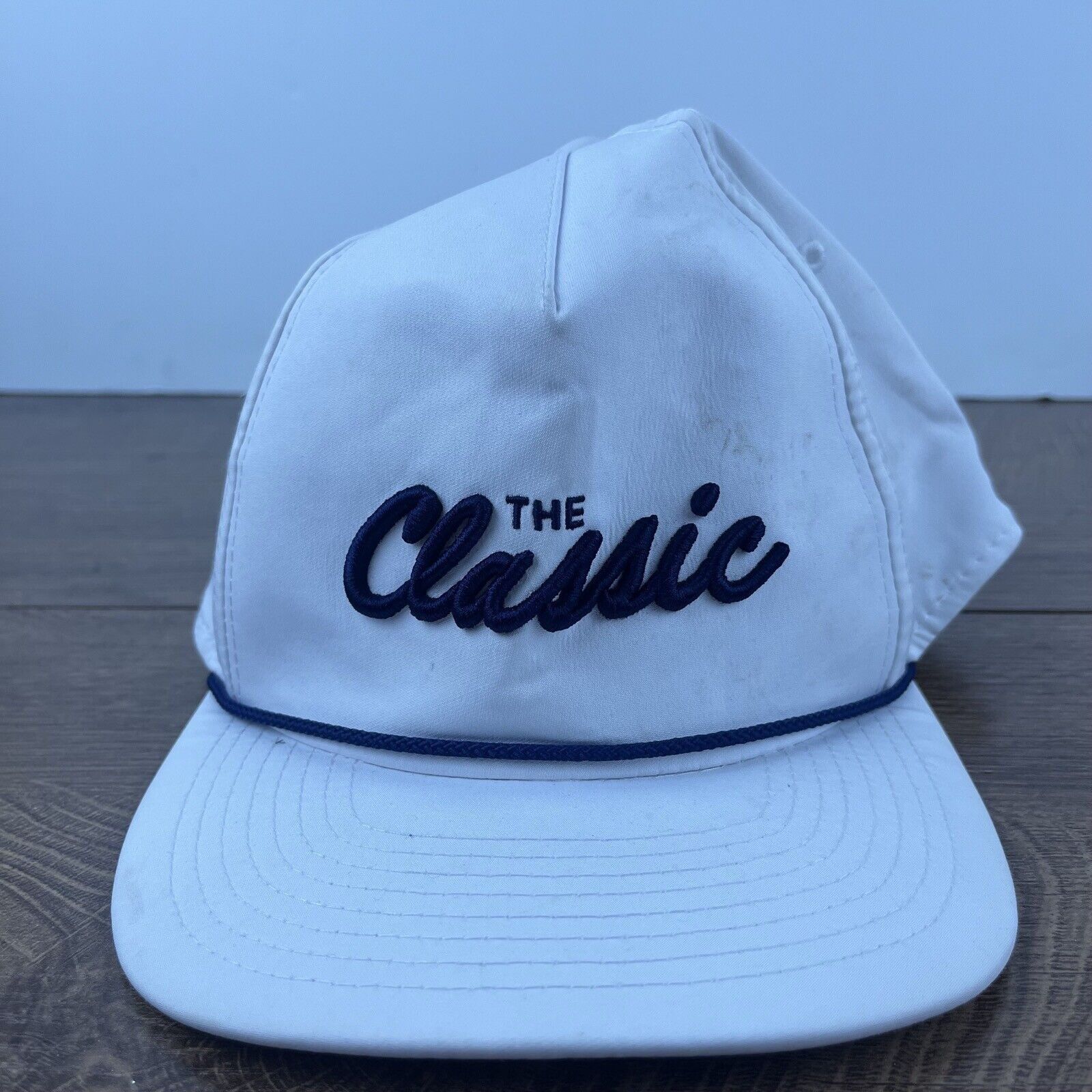 Other The Classic Hat Classic Snapback Hat White Adjustable Hat Ad Size ONE SIZE - 1 Thumbnail