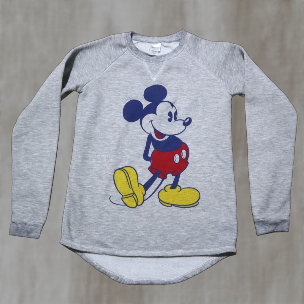 Disney Disney Mickey Mouse Gray Lightweight Sweater Women's XS Extra Small Size XS / US 0-2 / IT 36-38 - 1 Thumbnail