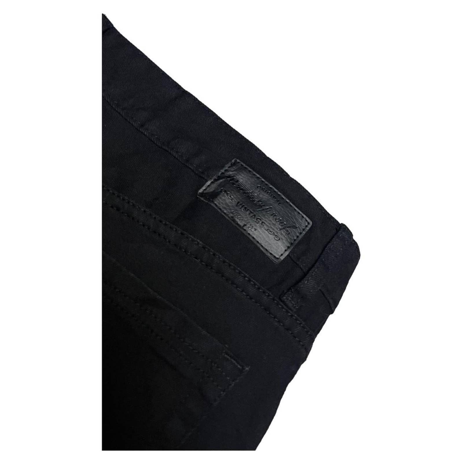 Other Custom Painted Haring Design Black Denim Jeans Size US 36 / EU 52 - 5 Thumbnail