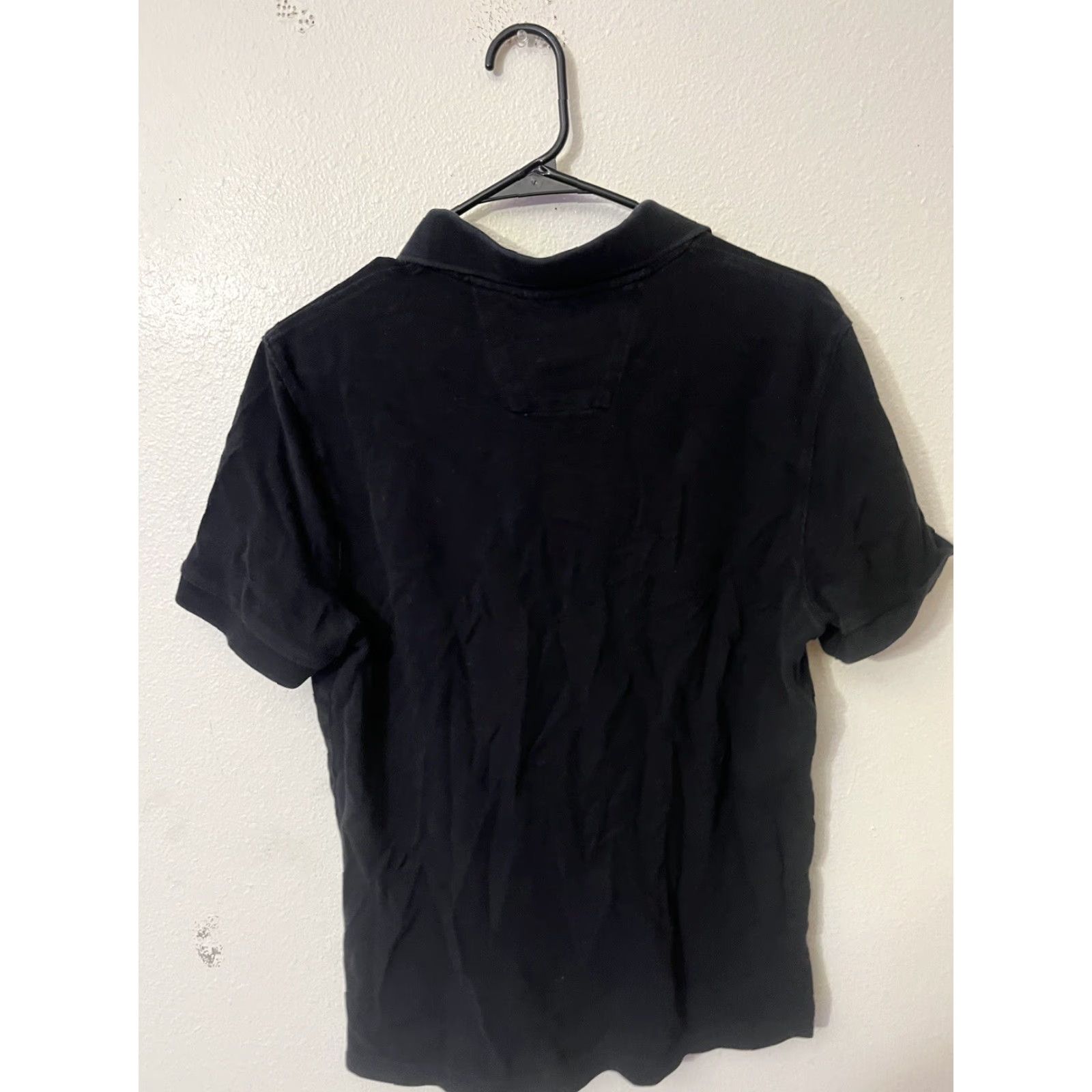 Nautica Nautica Shirt Mens Medium Black Polo Short Sleeve Solid Classic Fit Size US M / EU 48-50 / 2 - 2 Thumbnail