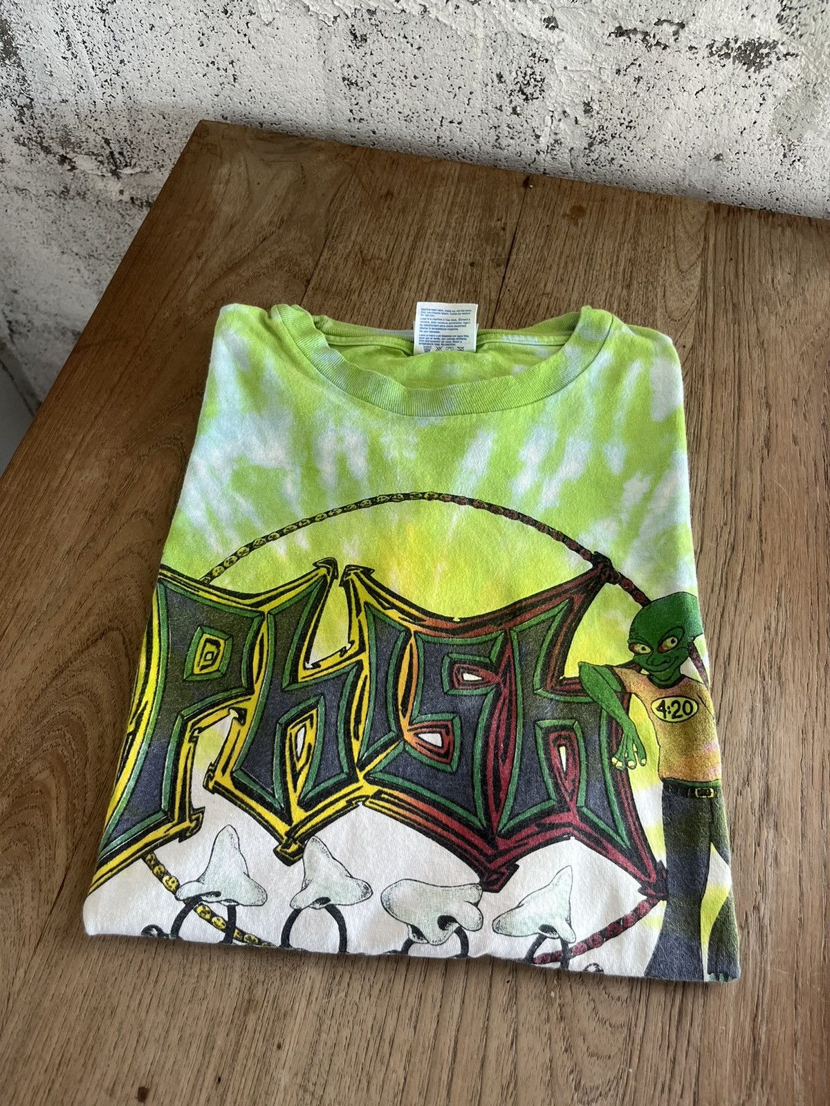 image of Band Tees x Vintage Phish Phall Tour 97’S Tie Dye Tshirt, Men's (Size XL)