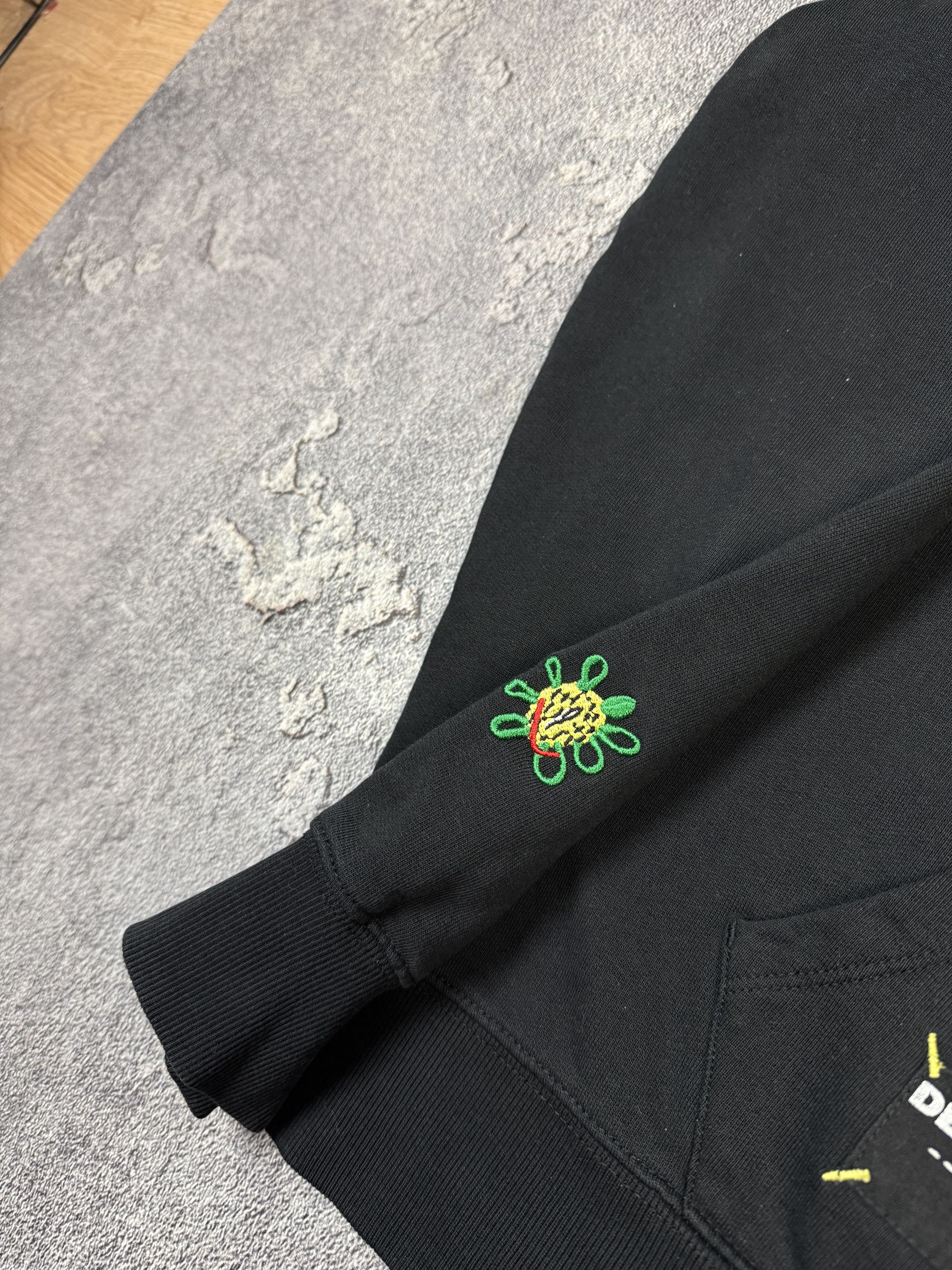 Desigual Y2K Desigual Zip Up Black Hoodie 2000s Style Size US L / EU 52-54 / 3 - 8 Thumbnail