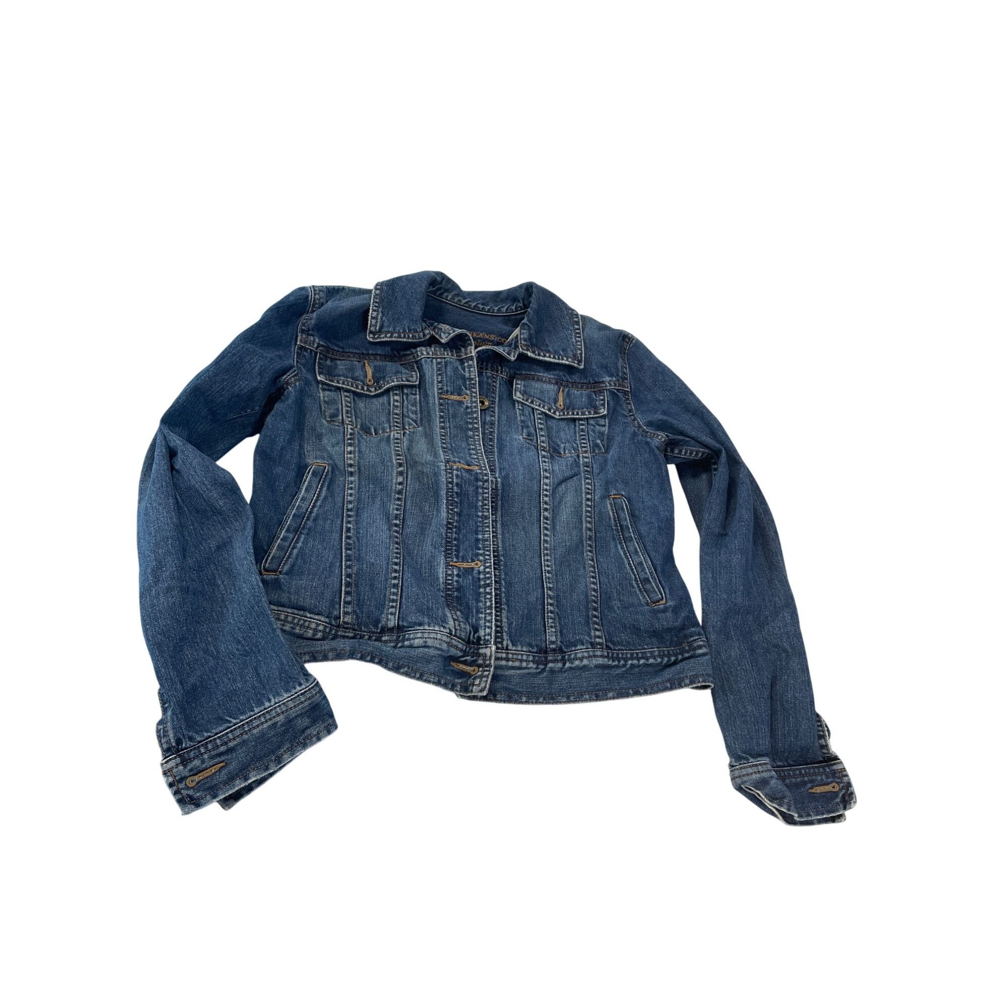 Ralph Lauren Lauren Jeans Co. Premium Womens blue button Denim Jacket siz Size S / US 4 / IT 40 - 1 Thumbnail