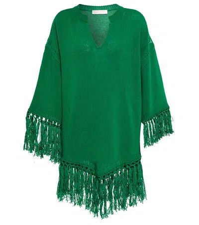 Valentino o1y0326 V-neck Sweater in Green Size S / US 4 / IT 40 - 1 Thumbnail