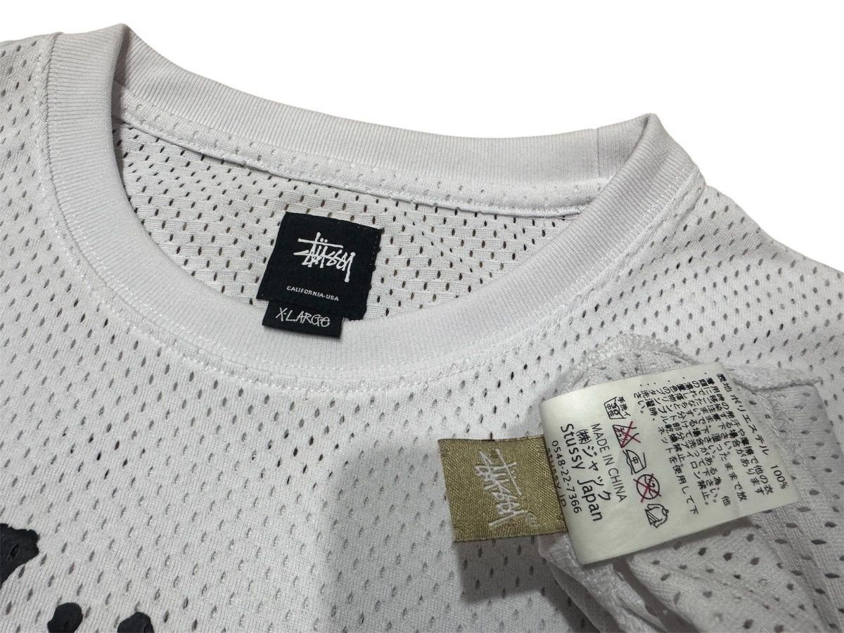 Other Stussy Jersey Big Logo White Hip Hop Style Size US XL / EU 56 / 4 - 5 Thumbnail