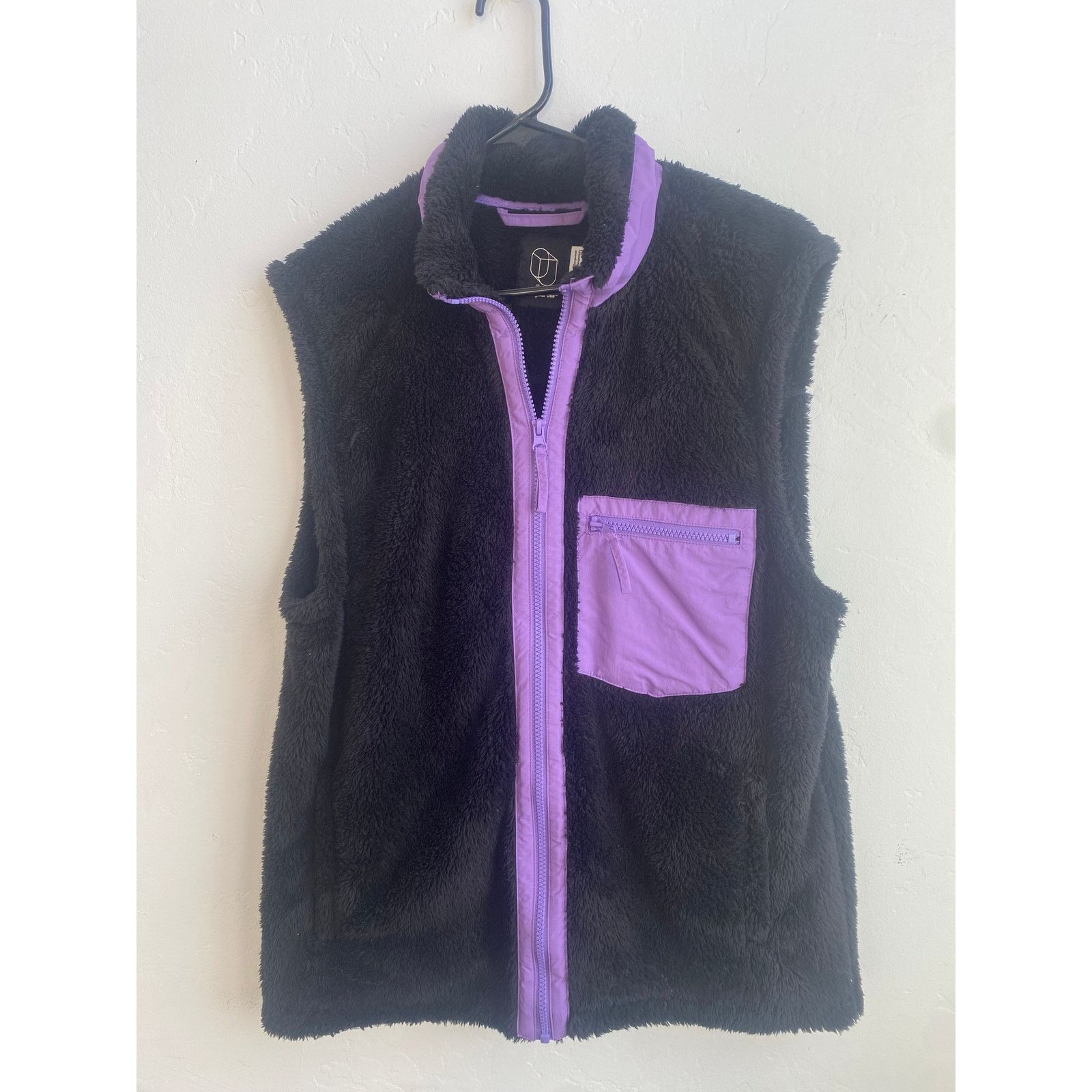 Original Fake Original Use Men's Casual Fleece Vest Size M Black / Purple Size US M / EU 48-50 / 2 - 1 Thumbnail