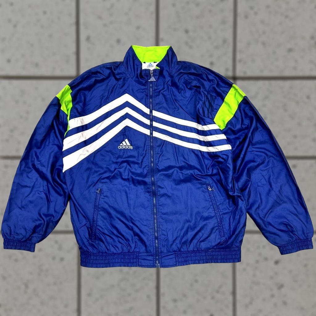 Adidas The reason for this is that search engine can prioritize title containing 'Vintage Adidas Track Top Shiny Nylon Jacket Mens XL Size US XL / EU 56 / 4 - 1 Thumbnail