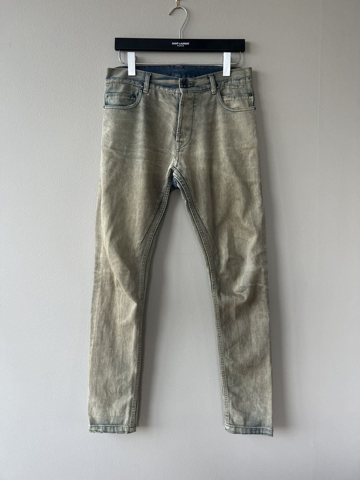 Rick Owens Mineral Torrence Cut Jeans | Grailed