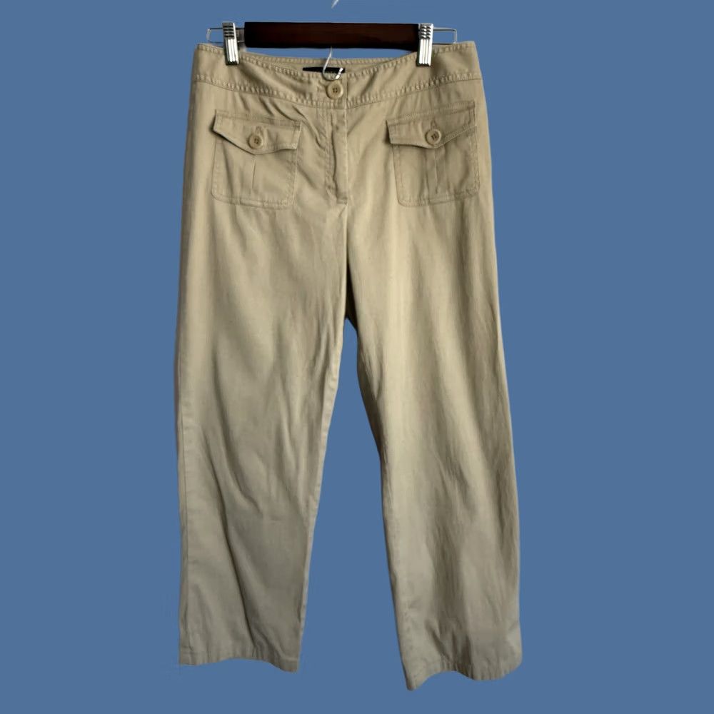 Talbots Talbots Khaki Pants Womens Size 6 Pockets Preppy Beach Resort Work Office Beige Size 28" / US 6 / IT 42 - 1 Thumbnail