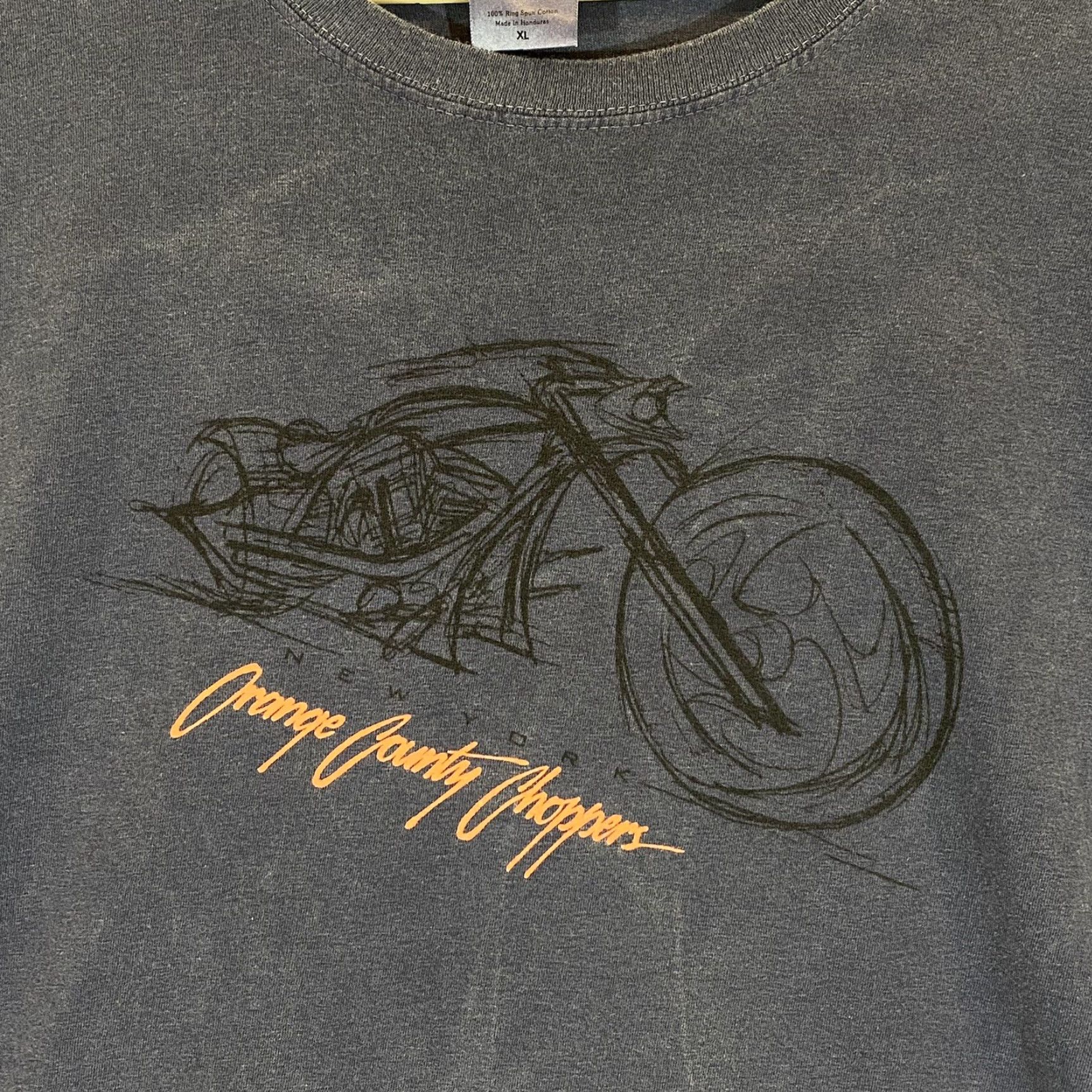 Vintage Orange County Choppers Shirt Mens XL Blue Motorcycle Graphic Tee Y2K Size US XL / EU 56 / 4 - 3 Thumbnail