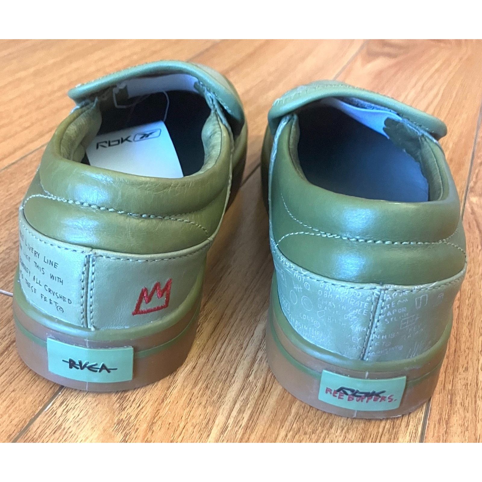 Reebok NWT Reebok x Jean-Michel Basquiat Rebopper II Olive Sz5 Rare Size US 5 / IT 35 - 3 Thumbnail