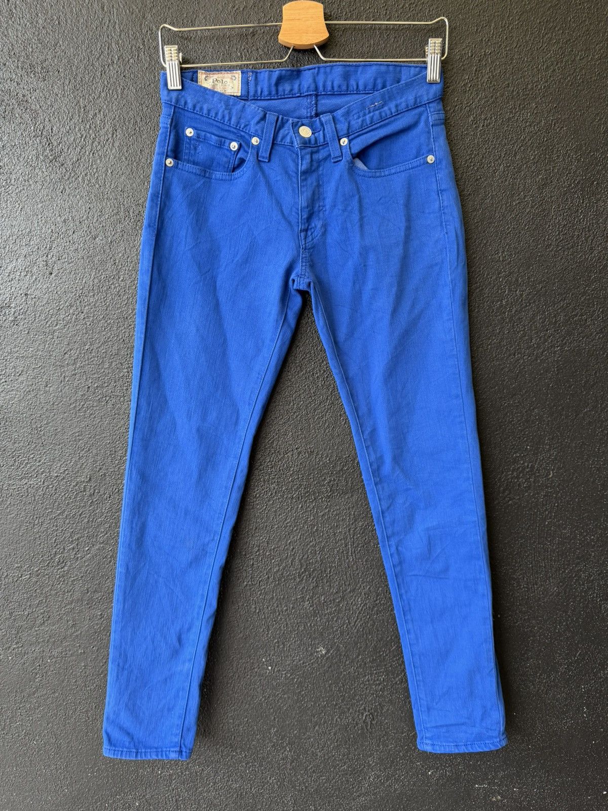 Polo Ralph Lauren Vibrant Blue Polo Ralph Lauren Tompkins Skinny Crop Jeans Size 28" / US 6 / IT 42 - 1 Thumbnail