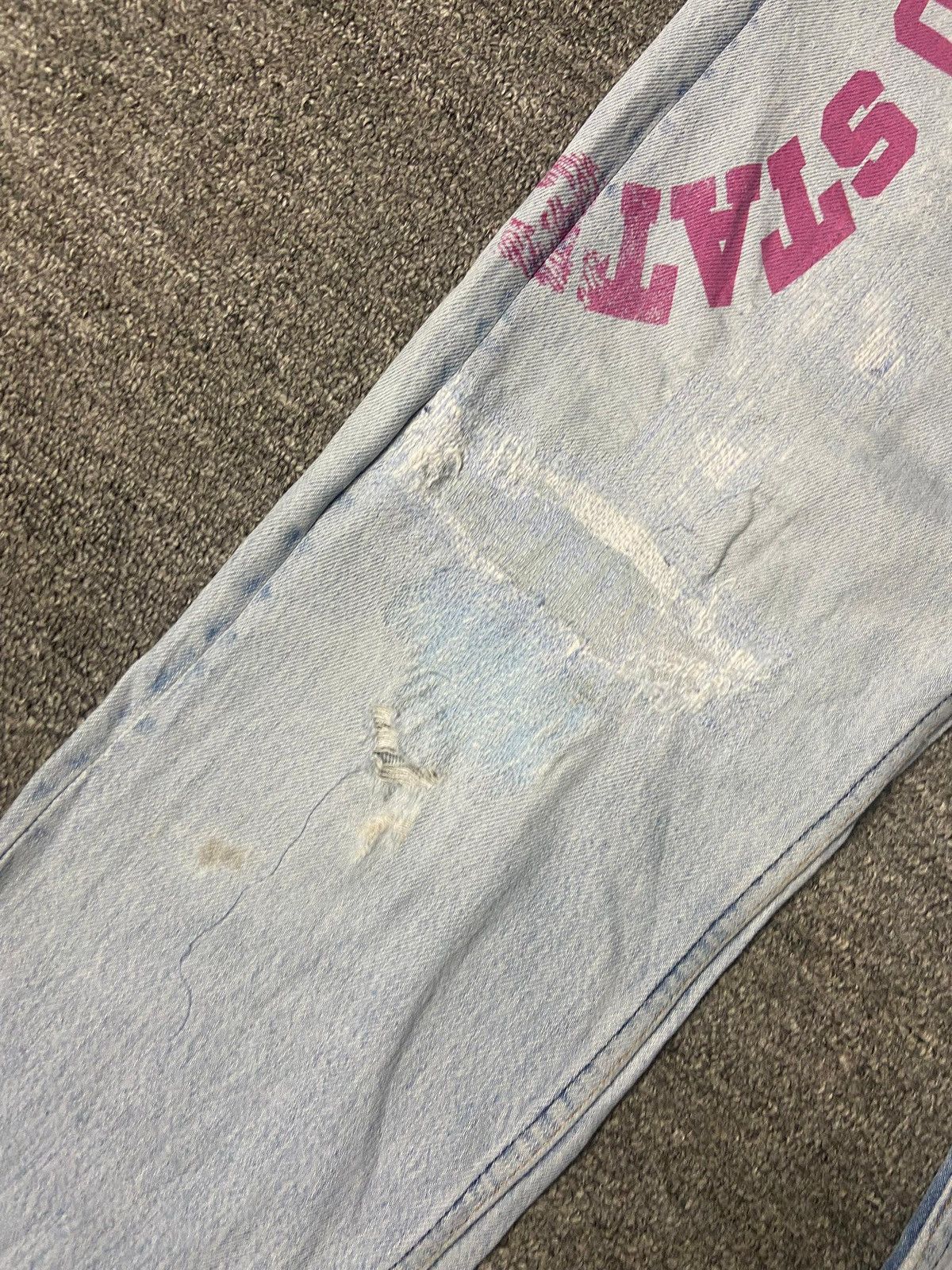 Levi's LEVIS Ohio State Distressed Jeans with Elastic Waist (165) Size US 32 / EU 48 - 7 Thumbnail