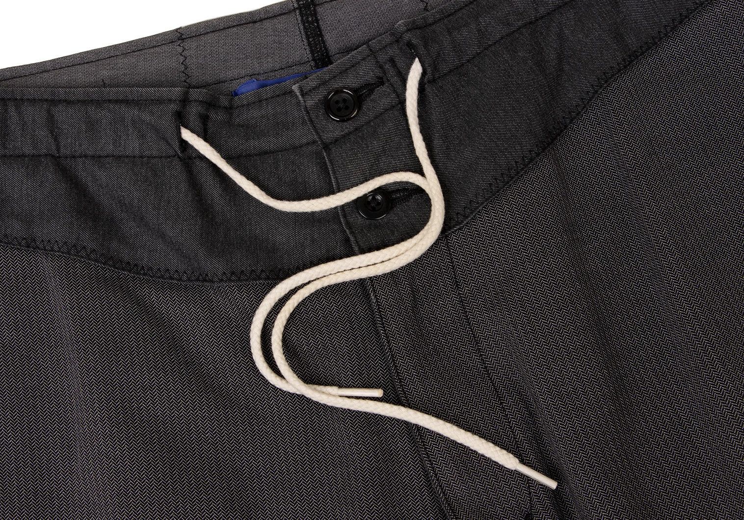 Junya Watanabe Cotton Patchwork Design Pants in Gray M Size US 34 / EU 50 - 8 Thumbnail