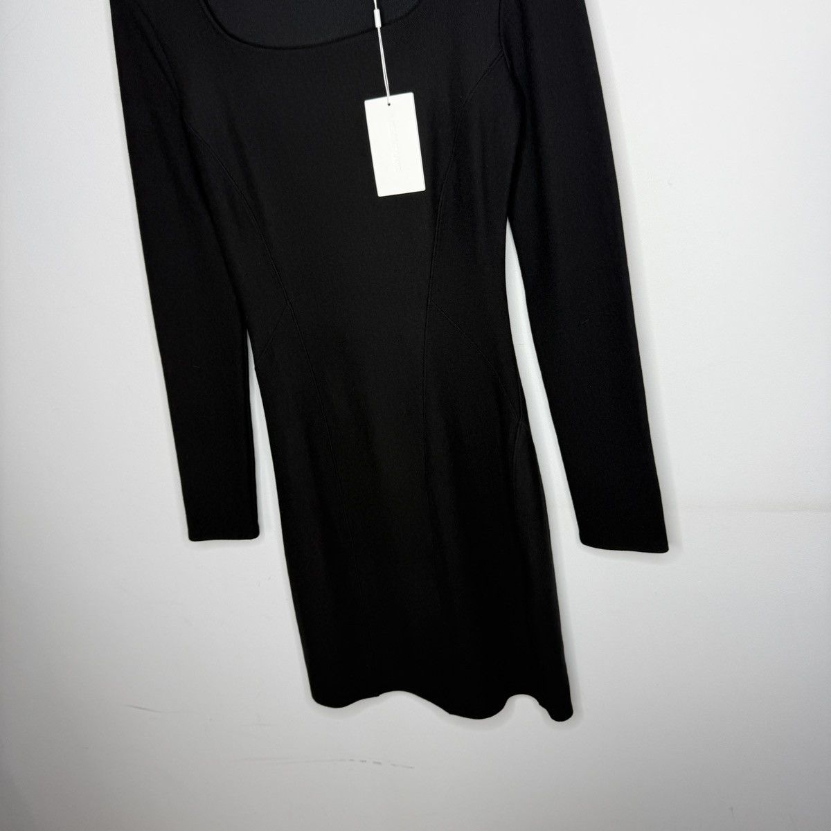 Helmut Lang Helmut Lang ladies avant-gard dress black Size L / US 10 / IT 46 - 2 Thumbnail