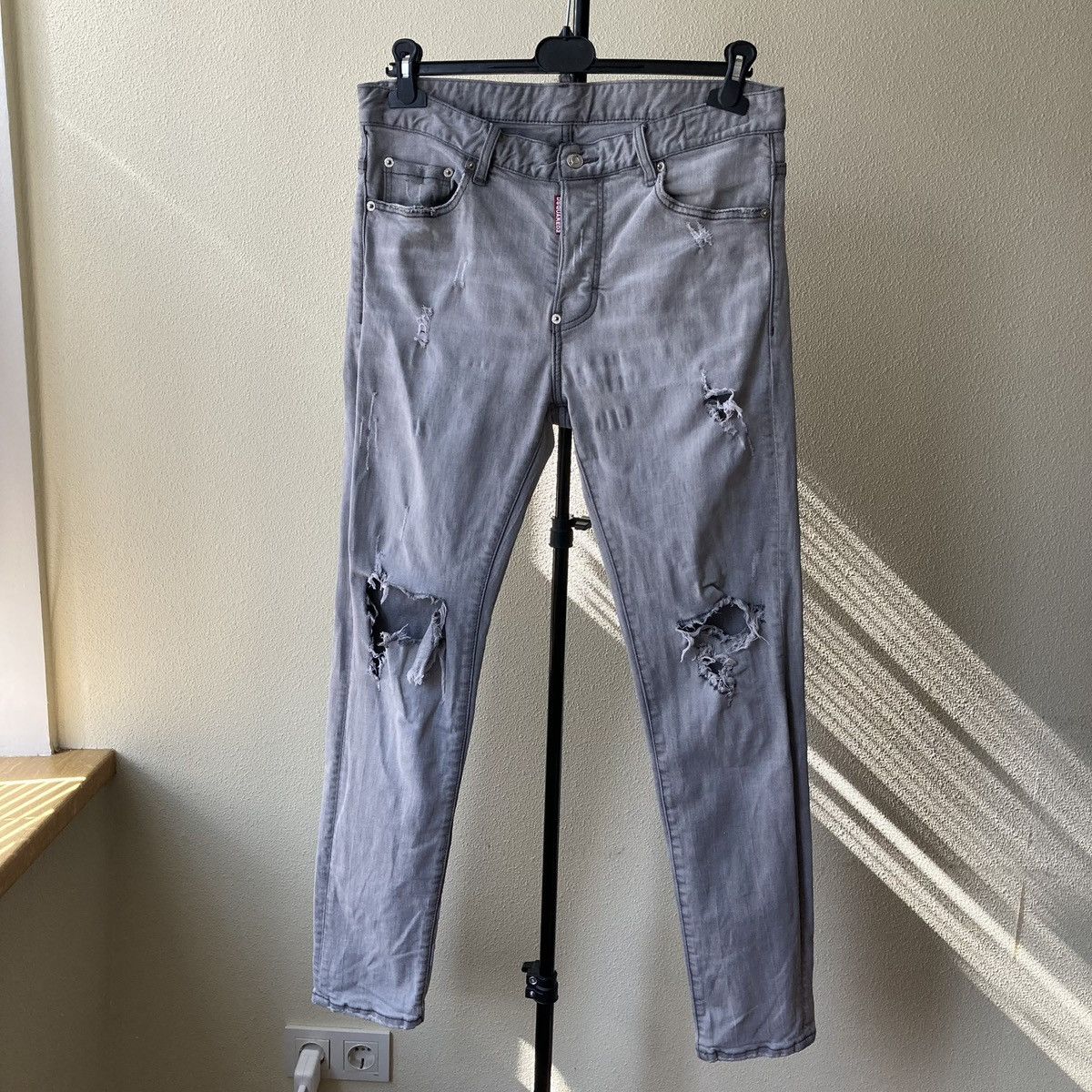 Vintage Dsquared2 Distressed Jeans Y2k Affliction Style Size US 34 / EU 50 - 1 Thumbnail