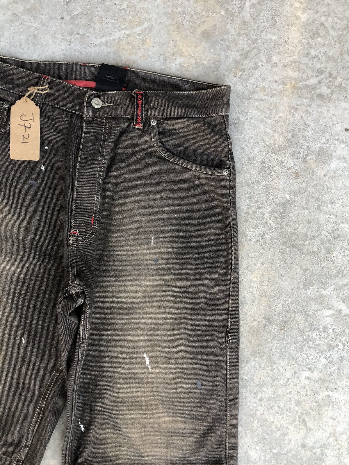 Vintage Baggy Jeans Vans Distressed Jeans Hip Hop Carpenter Size US 32 / EU 48 - 5 Thumbnail