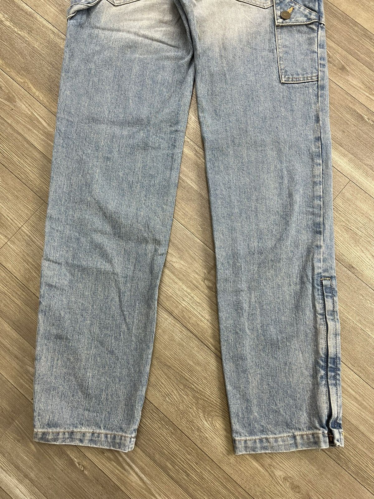 Issey Miyake 2000s Tsumori Chisato Issey Miyake Carpenter Faded Jeans Size US 29 - 11 Thumbnail